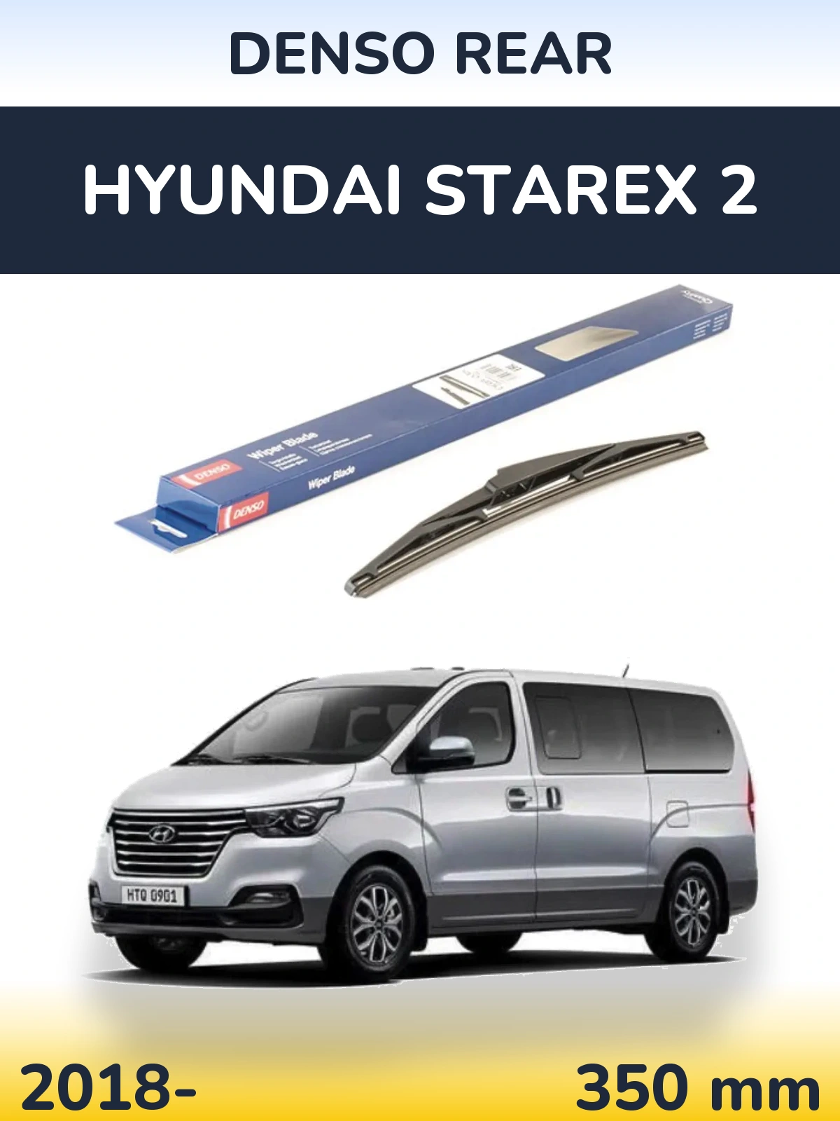 Torkarblad Denso Rear för Hyundai Starex 2