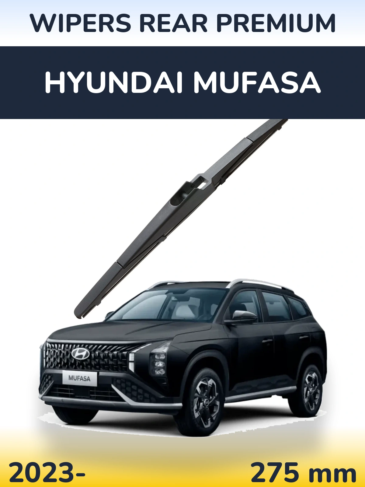 Torkarblad WIPERS REAR PREMIUM för Hyundai Mufasa
