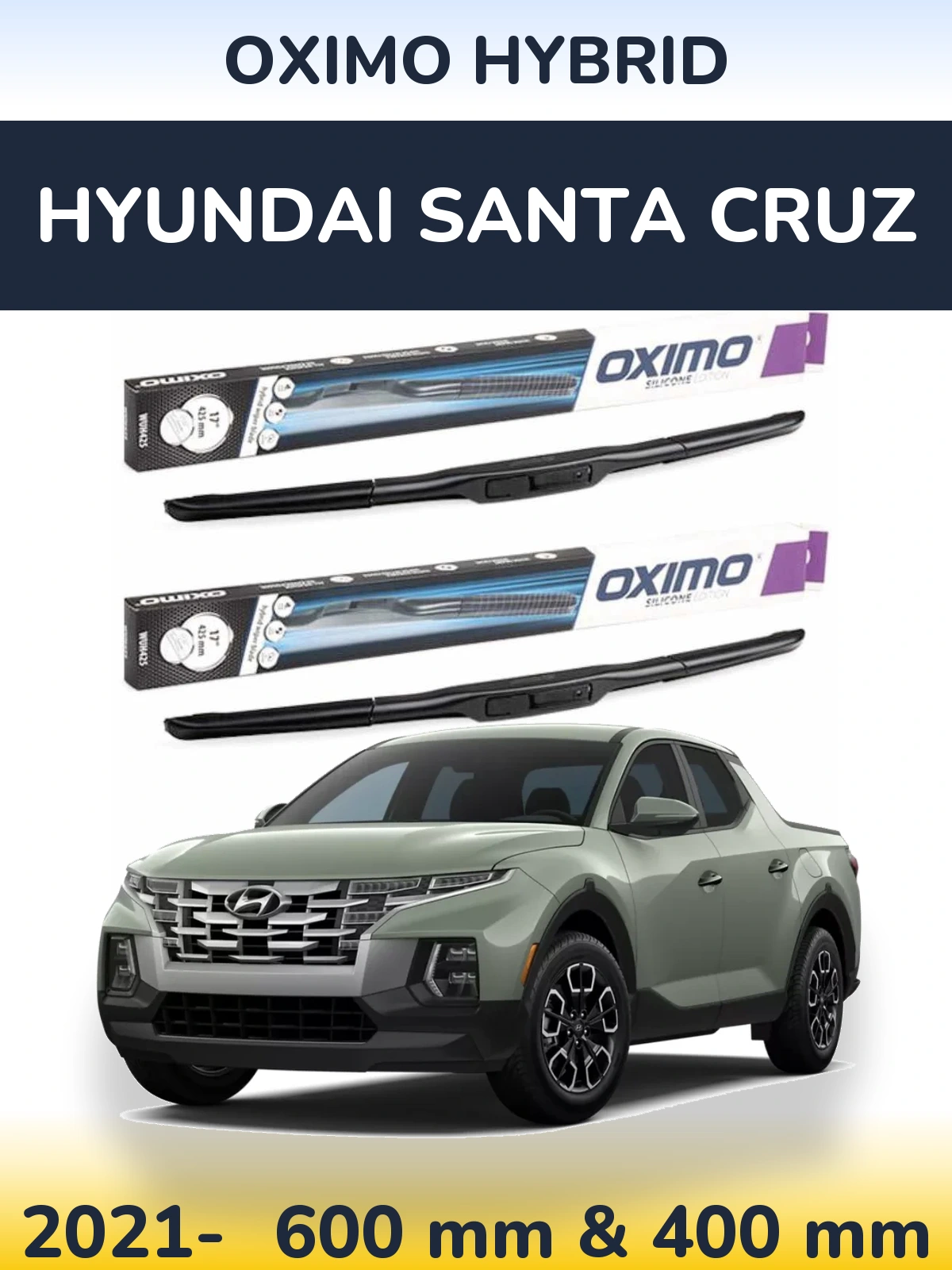 Torkarblad Oximo Hybrid för Hyundai Santa Cruz