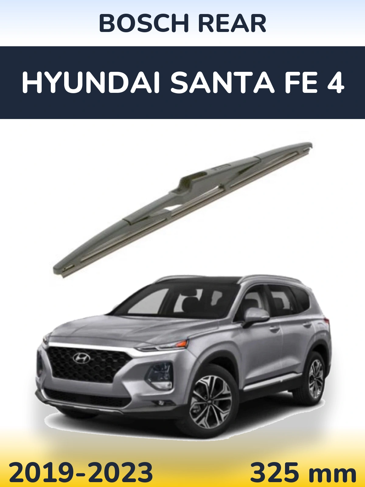 Torkarblad BOSCH Rear för Hyundai Santa Fe 4
