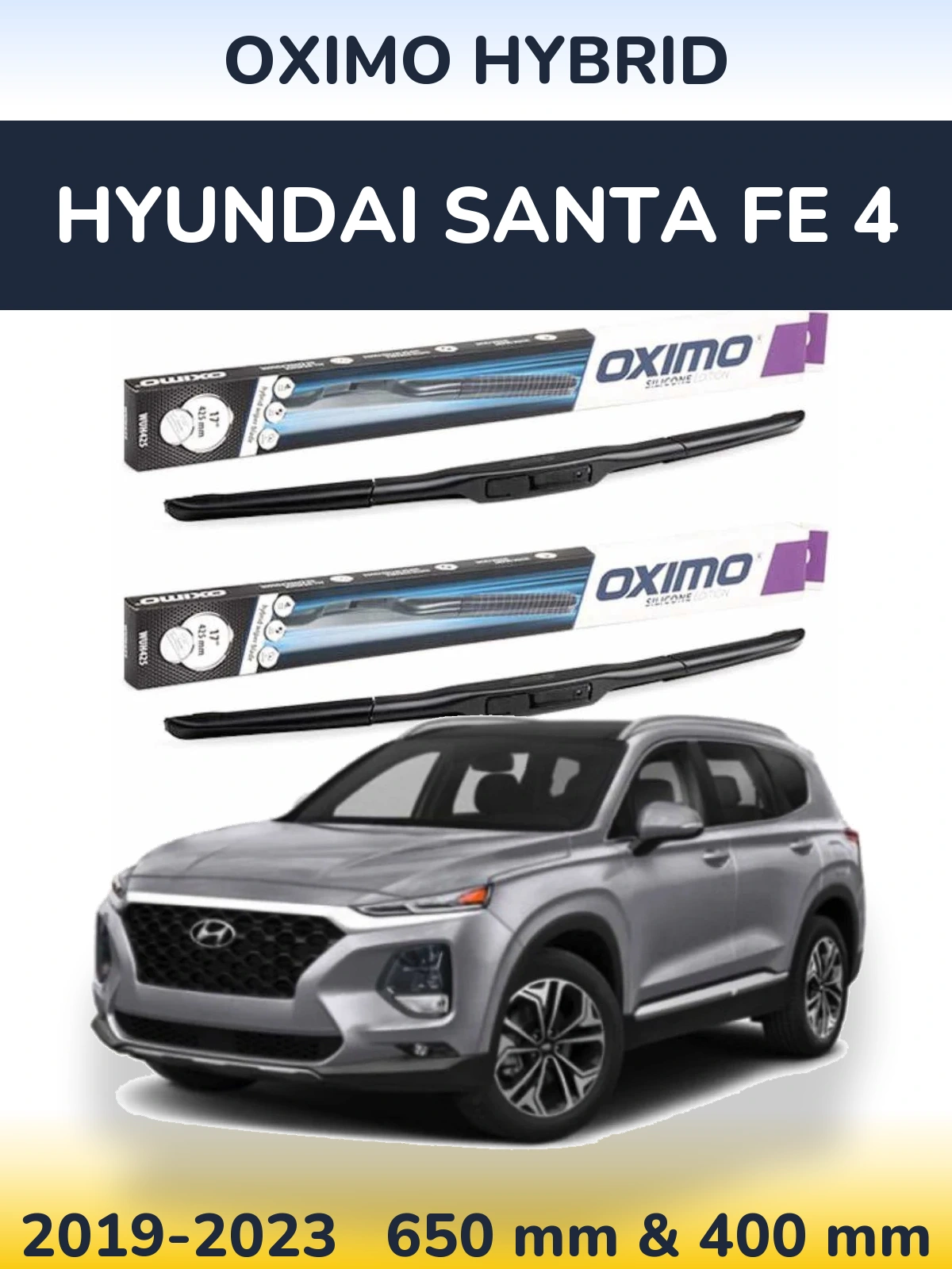 Torkarblad Oximo Hybrid för Hyundai Santa Fe 4