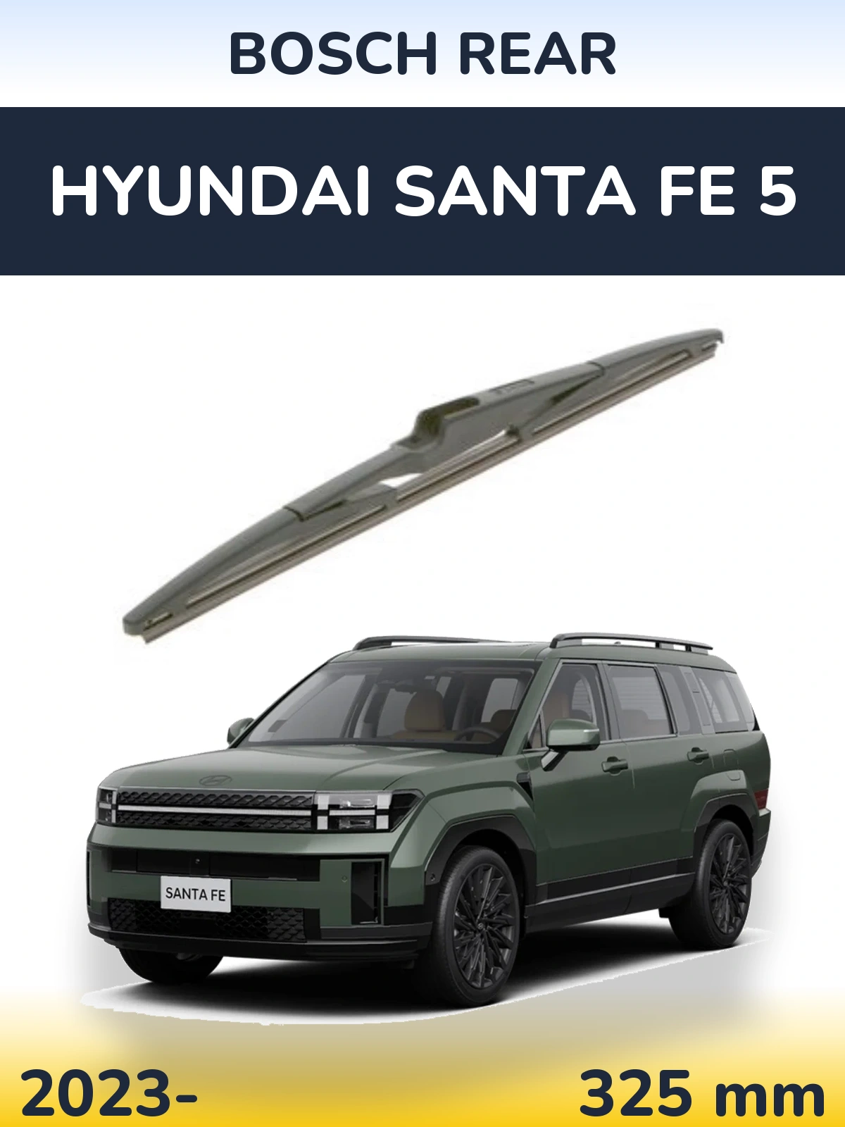 Torkarblad BOSCH Rear för Hyundai Santa Fe 5