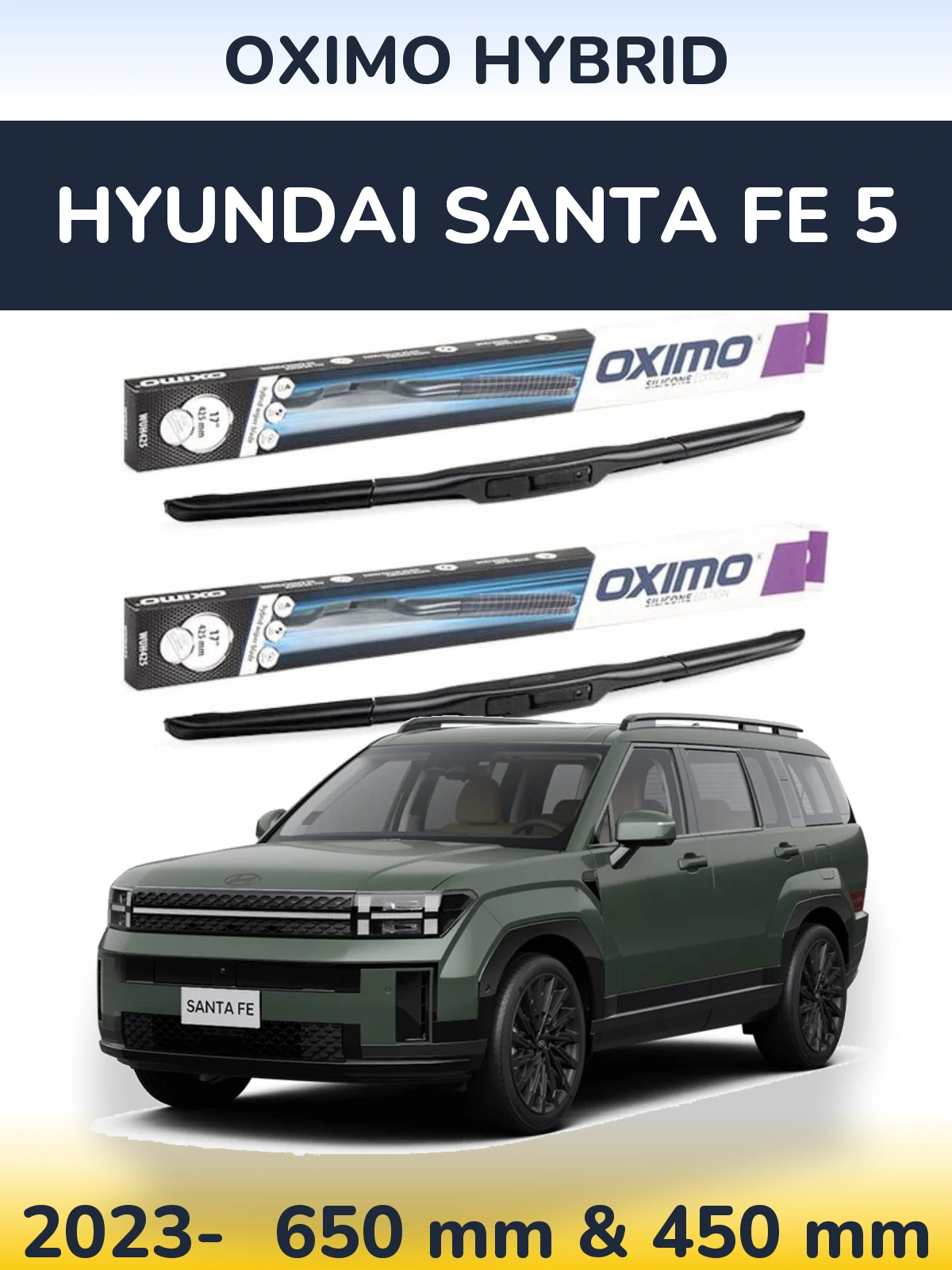 Torkarblad Oximo Hybrid för Hyundai Santa Fe 5