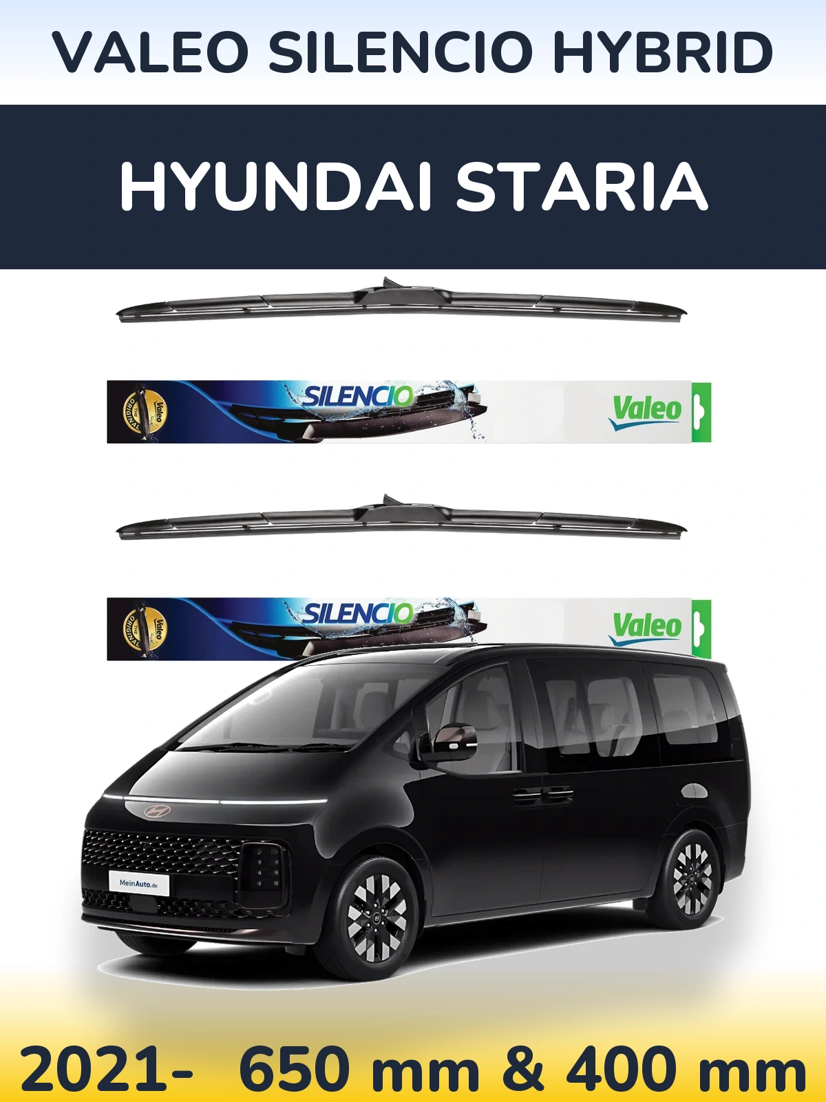 Torkarblad Valeo Silencio Hybrid för Hyundai Staria