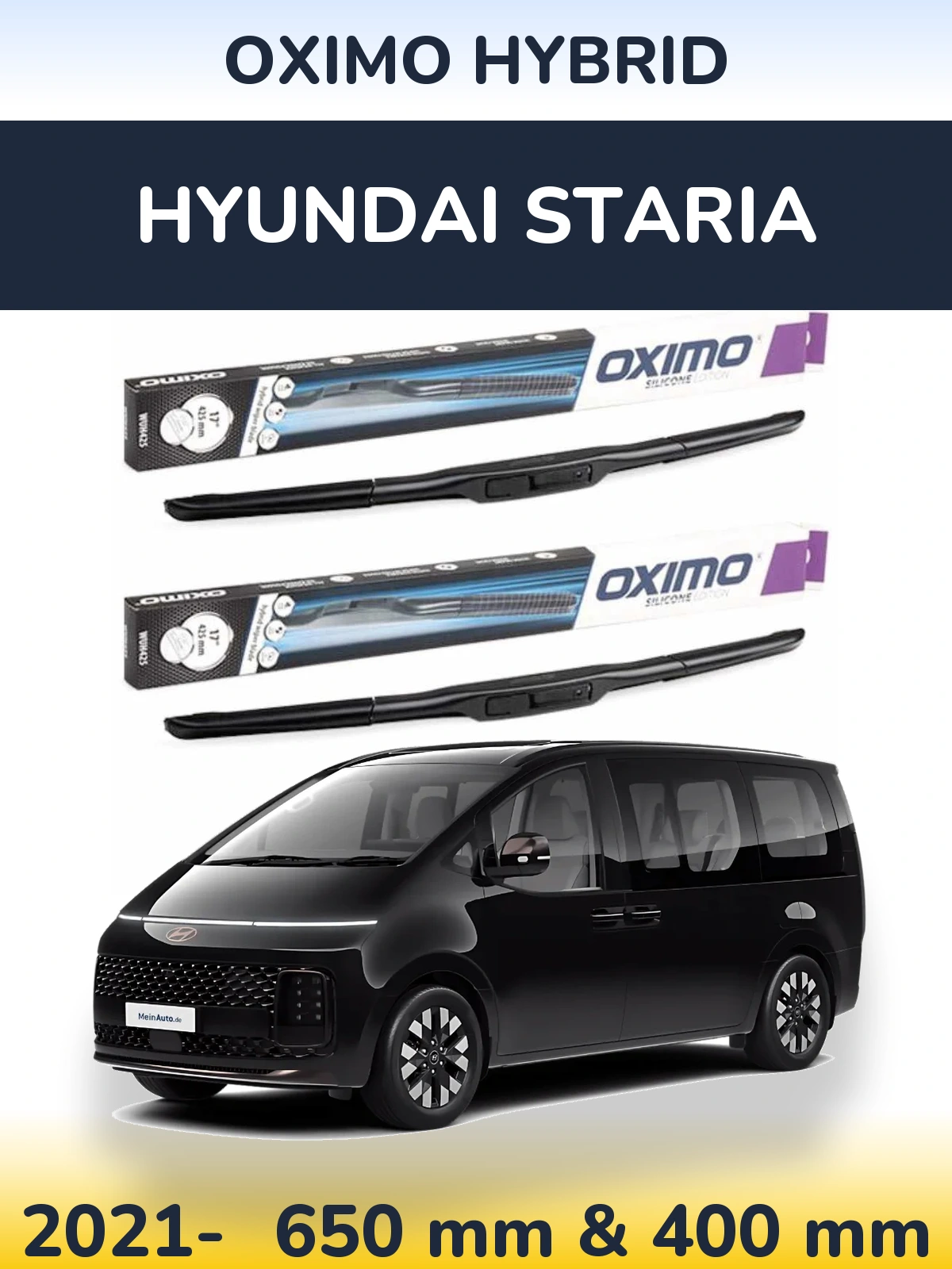Torkarblad Oximo Hybrid för Hyundai Staria