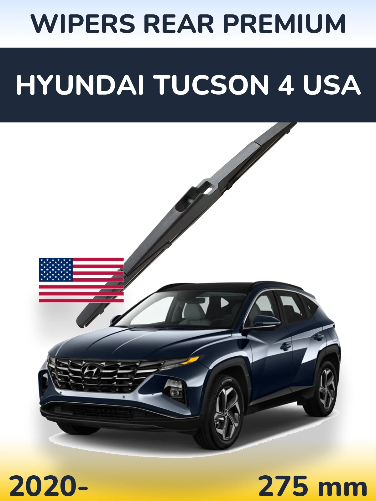 Torkarblad WIPERS REAR PREMIUM för Hyundai Tucson 4 USA