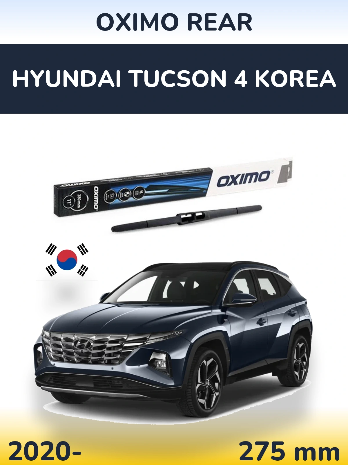 Torkarblad Oximo Rear för Hyundai Tucson 4 Korea