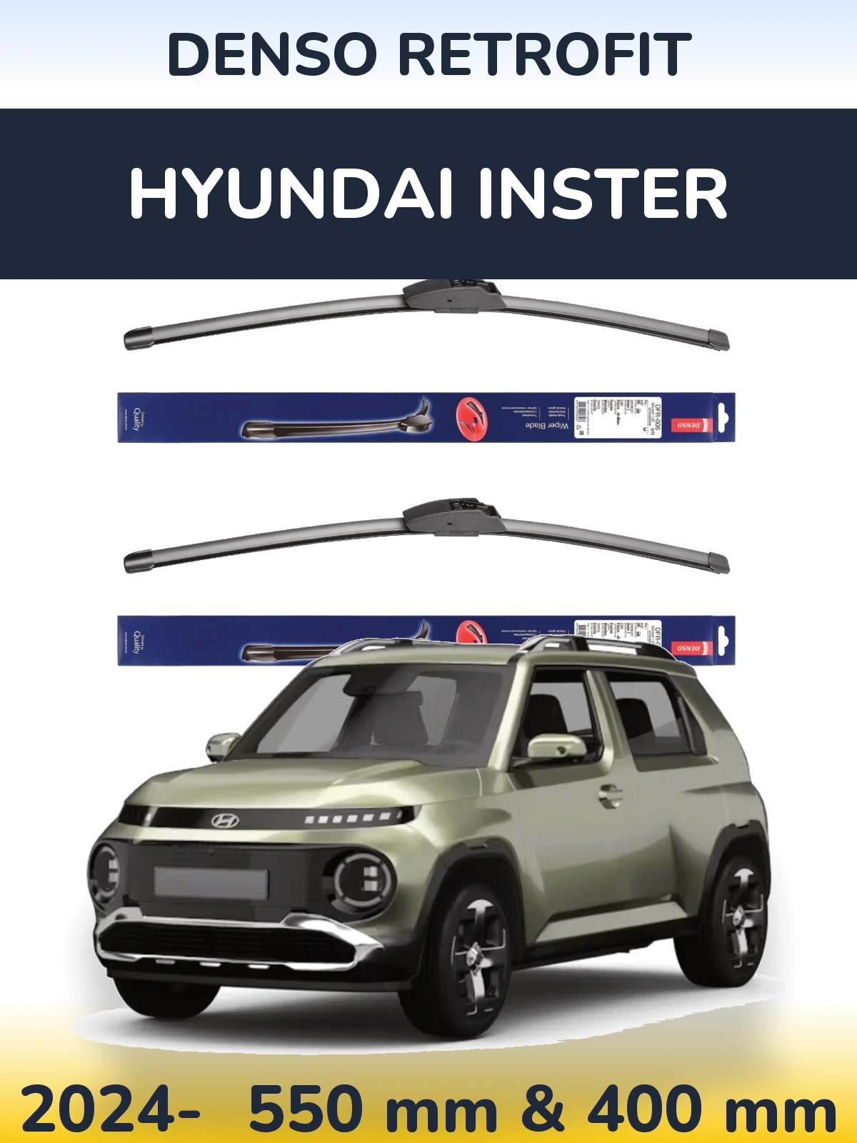 Torkarblad Denso Retrofit för Hyundai Inster