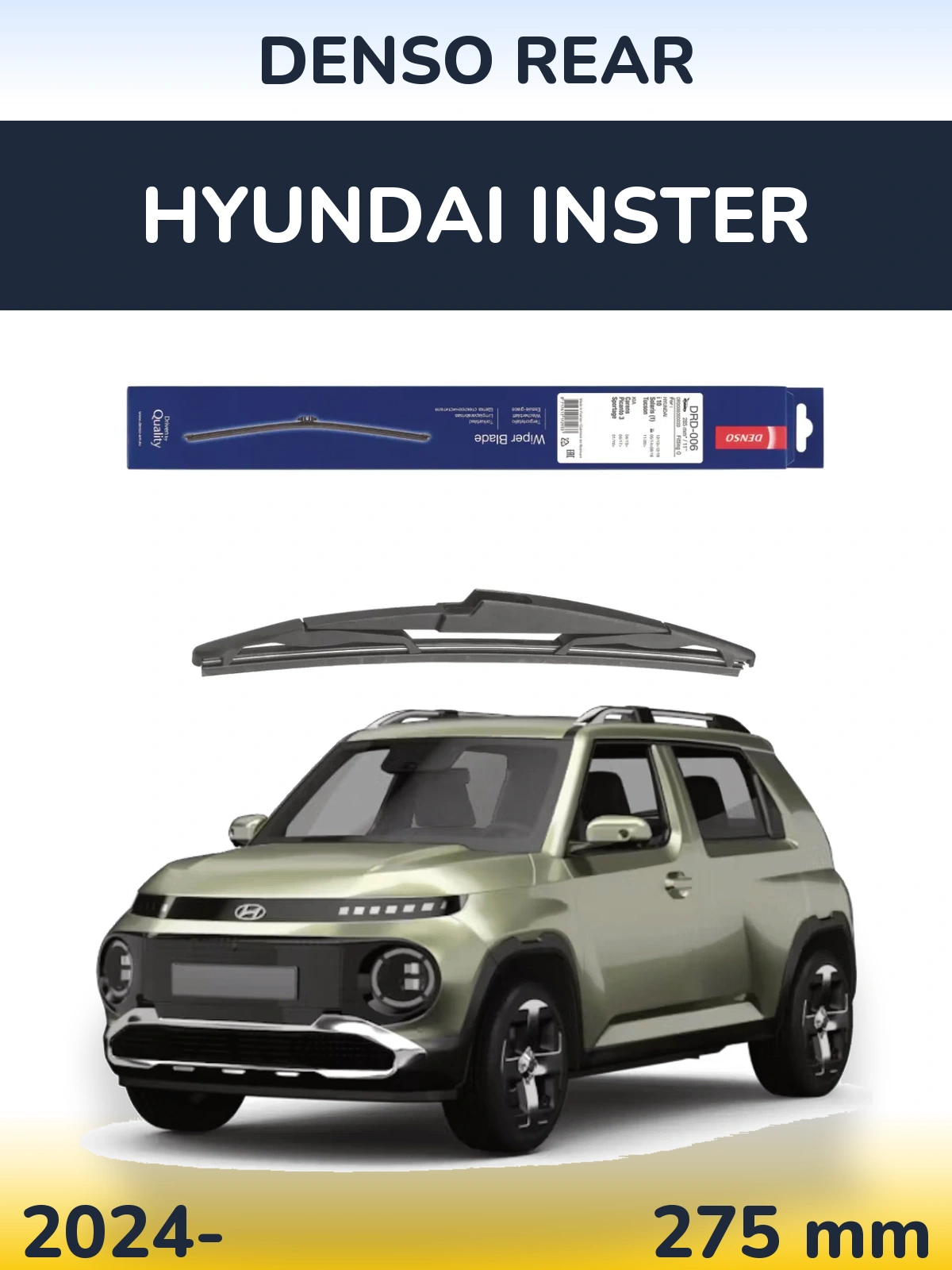 Torkarblad Denso Rear för Hyundai Inster