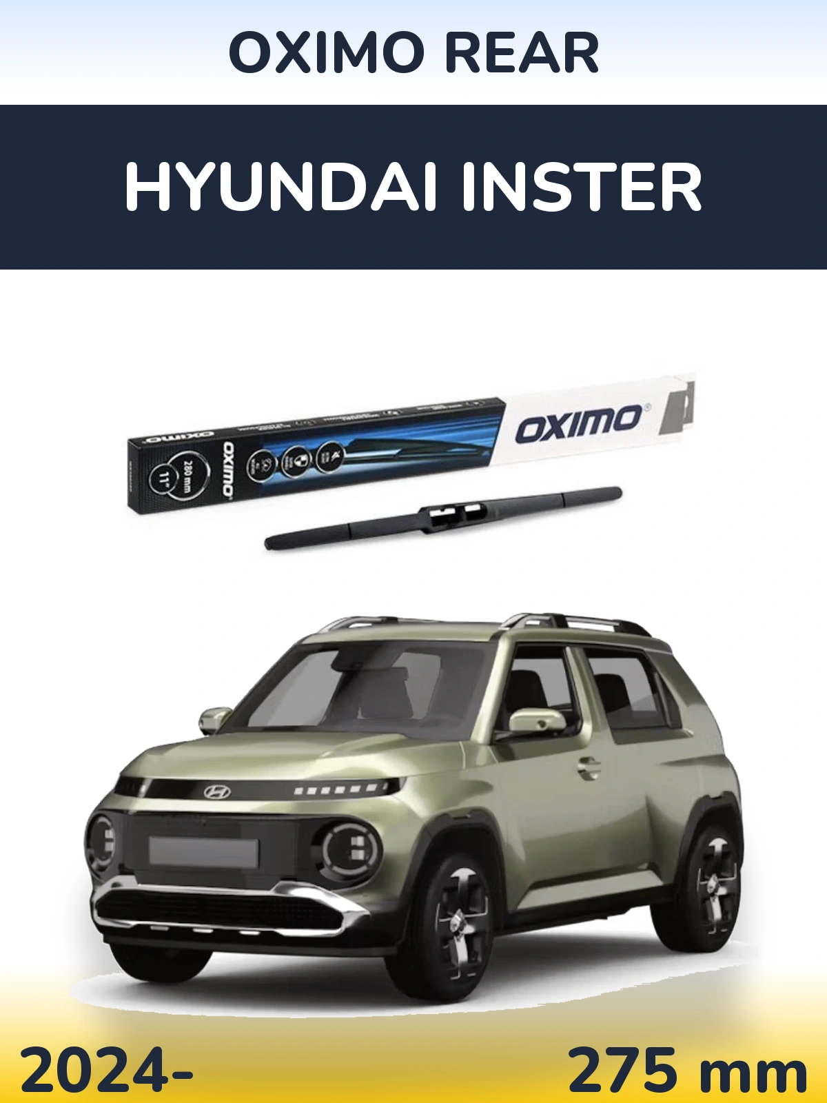 Torkarblad Oximo Rear för Hyundai Inster