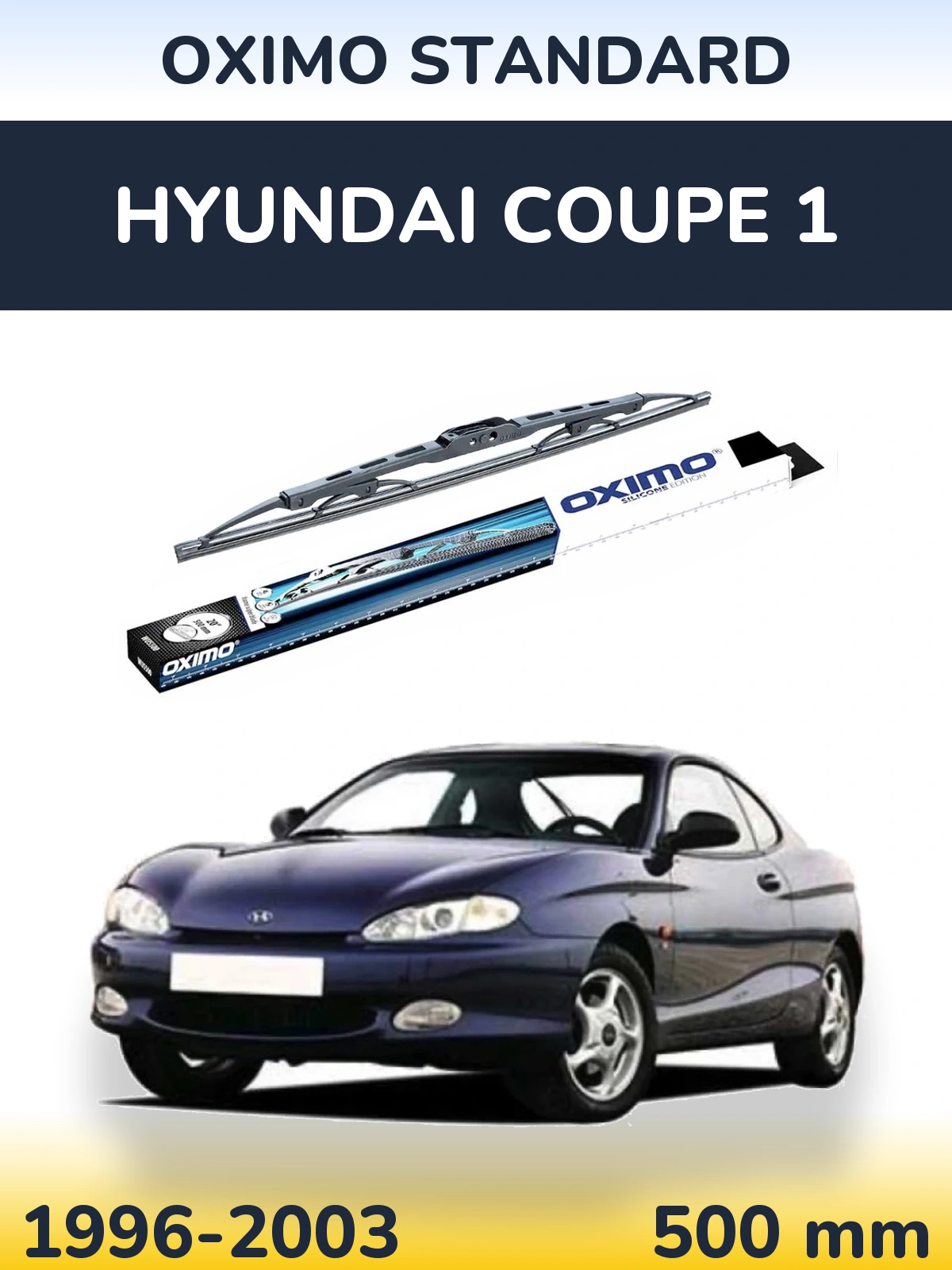 Torkarblad Oximo Standard för Hyundai Coupe 1