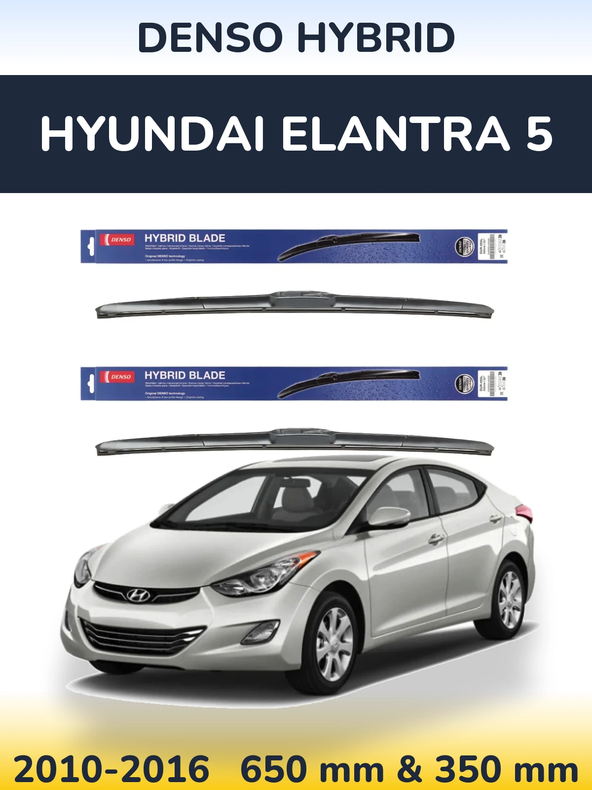 Torkarblad Denso Hybrid för Hyundai Elantra 5