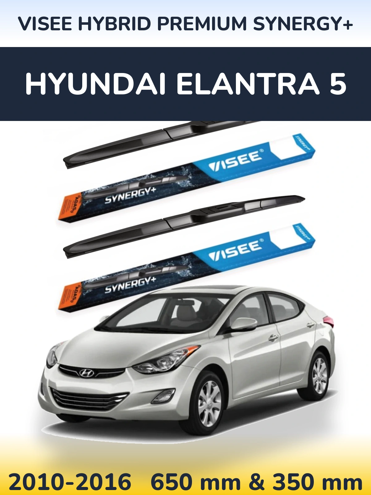 Torkarblad VISEE HYBRID PREMIUM SYNERGY+ för Hyundai Elantra 5