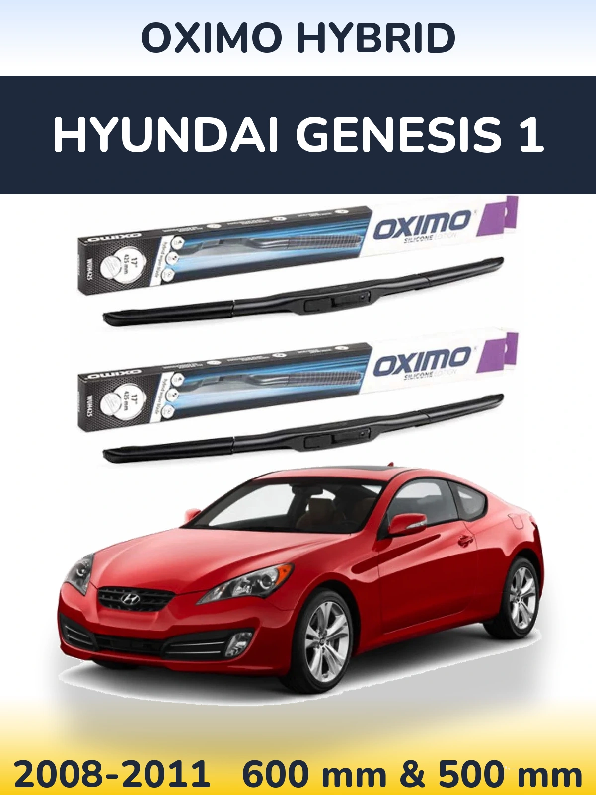 Torkarblad Oximo Hybrid för Hyundai Genesis 1