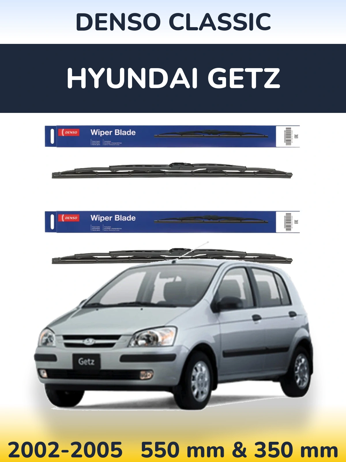 Torkarblad Denso Classic för Hyundai Getz