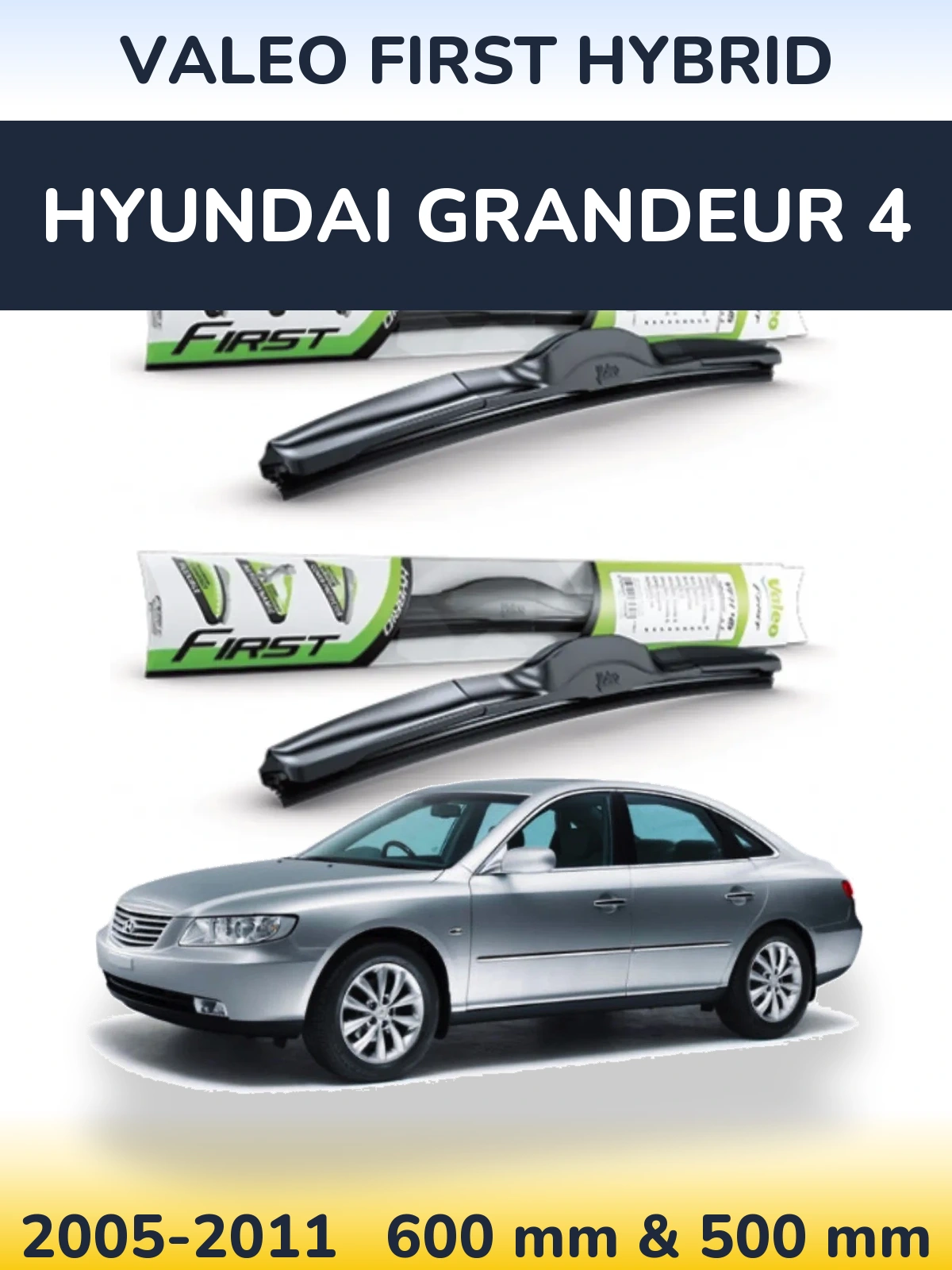 Torkarblad Valeo First Hybrid för Hyundai Grandeur 4