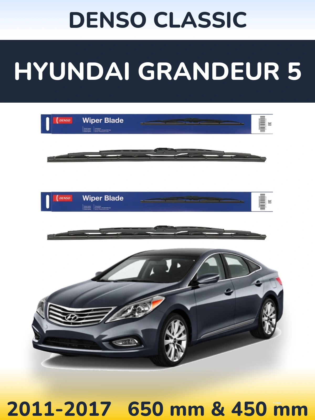 Torkarblad Denso Classic för Hyundai Grandeur 5