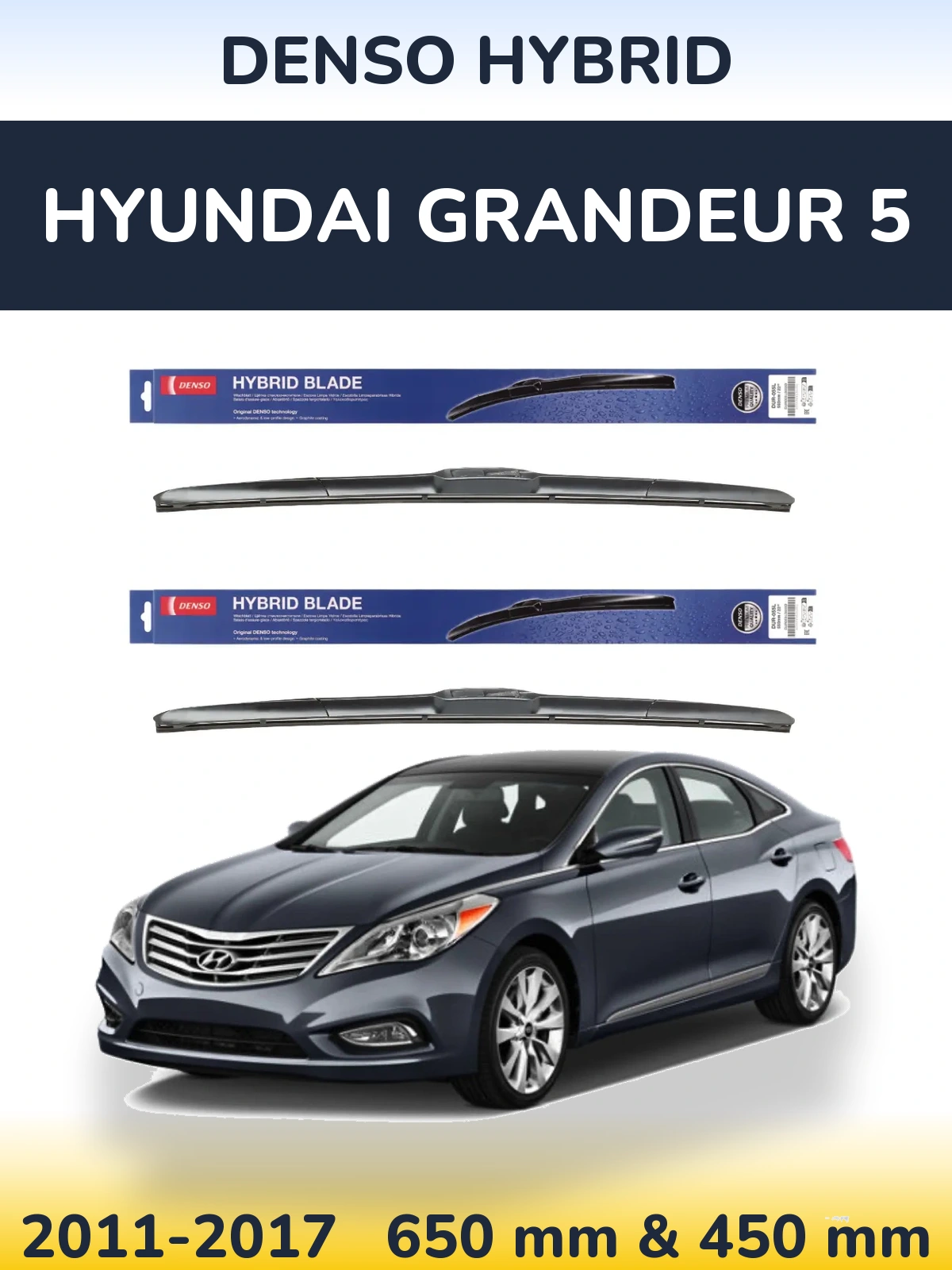 Torkarblad Denso Hybrid för Hyundai Grandeur 5