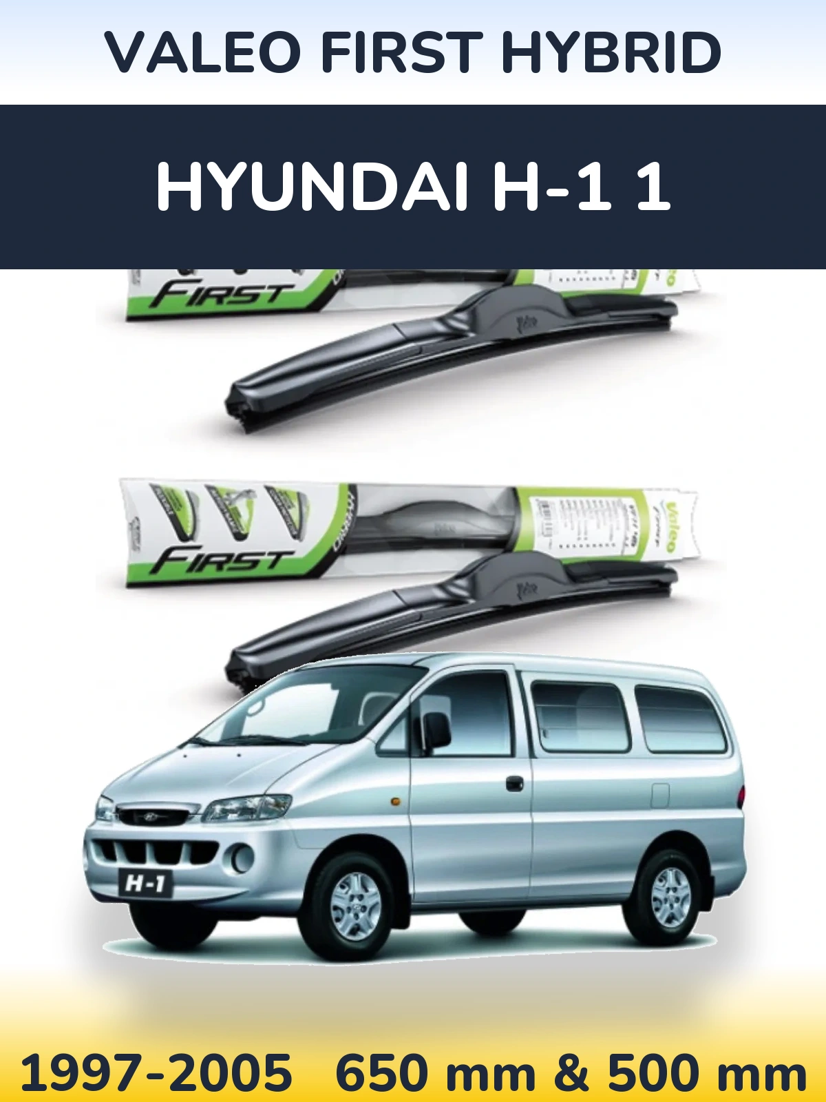 Torkarblad Valeo First Hybrid för Hyundai H-1 1