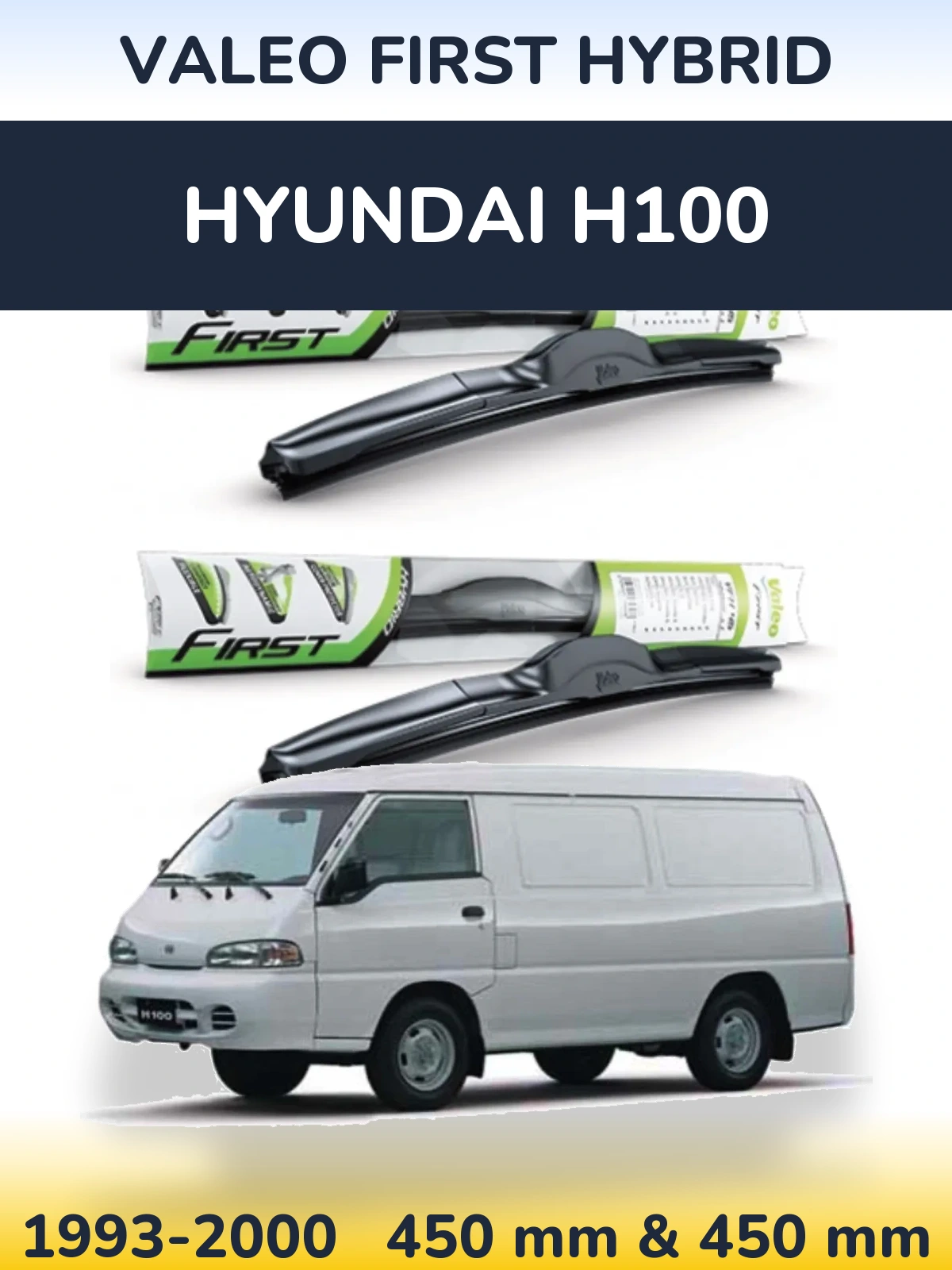 Torkarblad Valeo First Hybrid för Hyundai H100