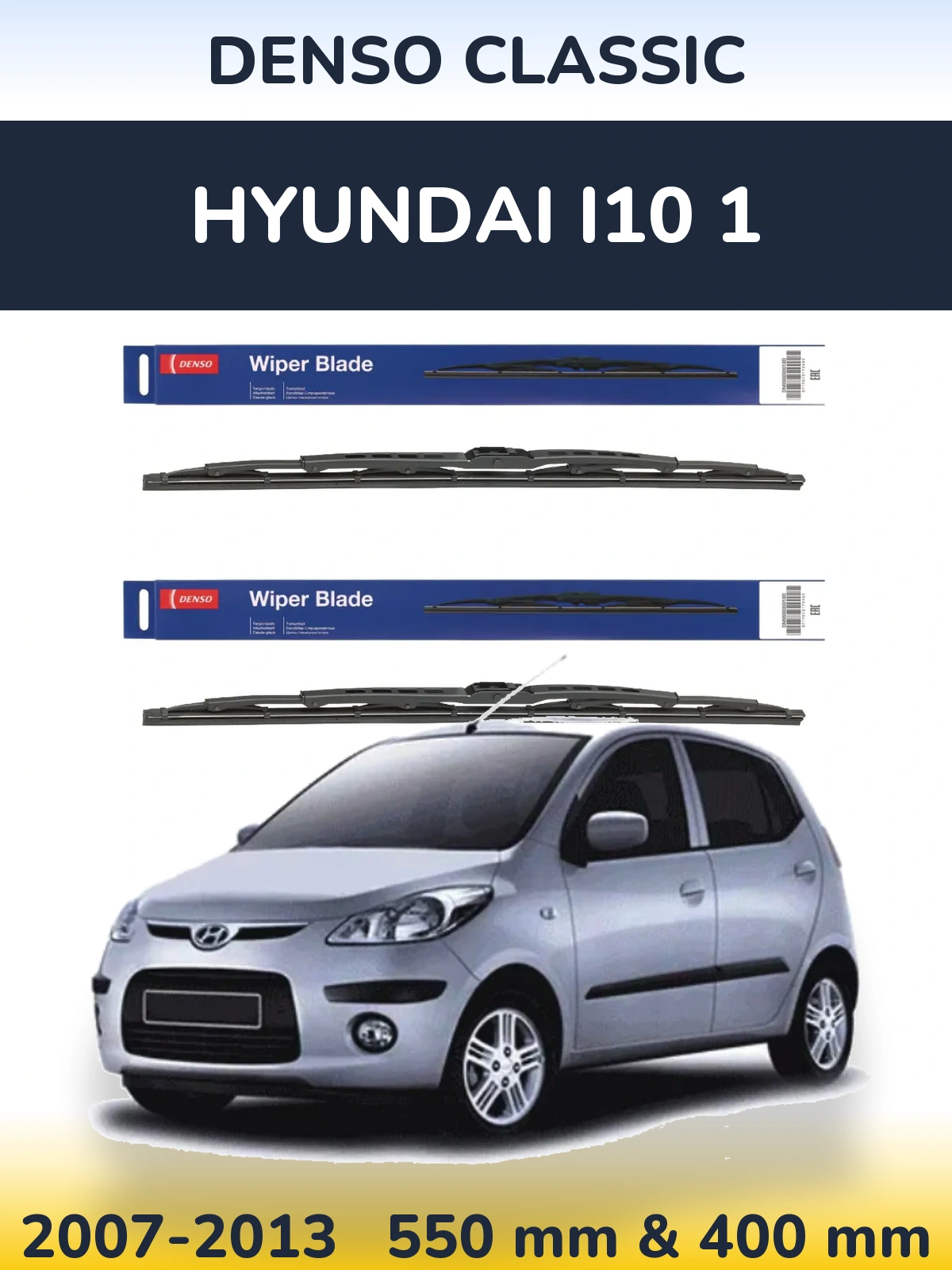 Torkarblad Denso Classic för Hyundai i10 1