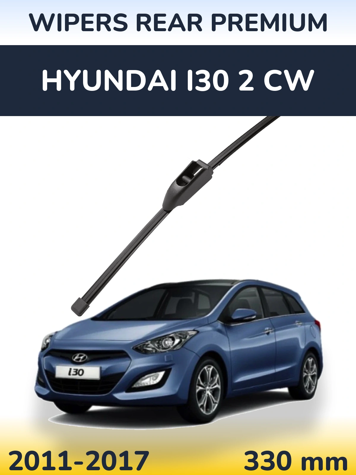 Torkarblad WIPERS REAR PREMIUM för Hyundai i30 2 CW