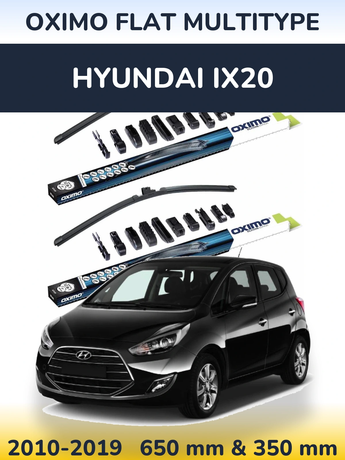 Torkarblad Oximo Flat MultiType för Hyundai ix20