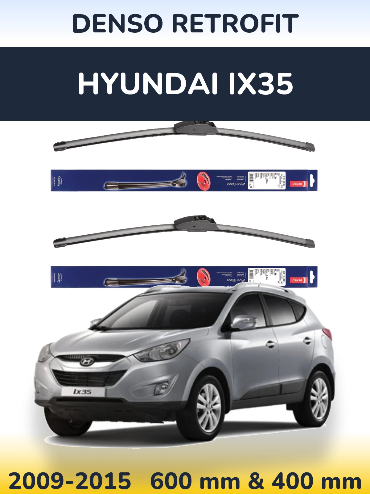 Torkarblad Denso Retrofit för Hyundai ix35