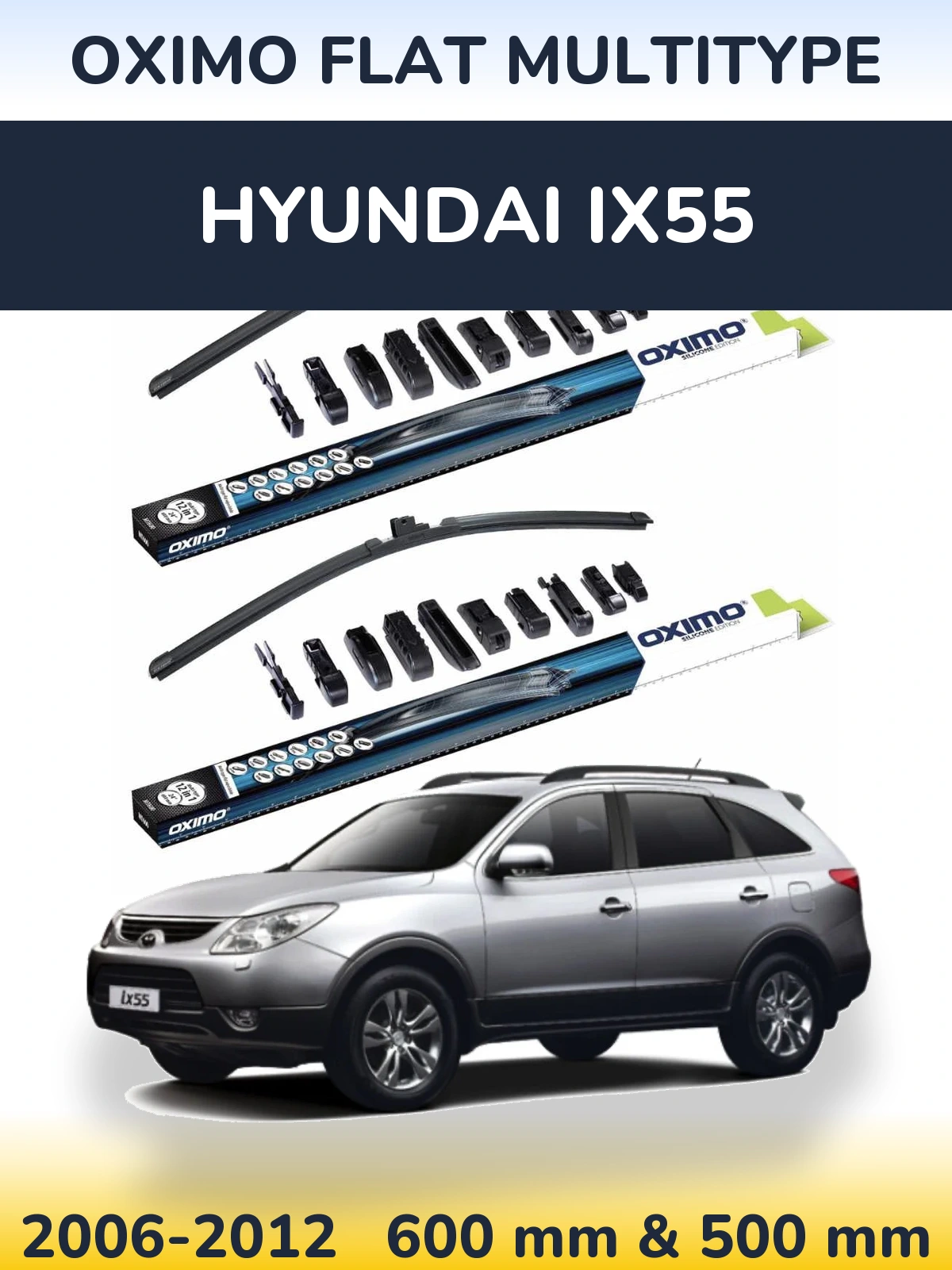 Torkarblad Oximo Flat MultiType för Hyundai ix55