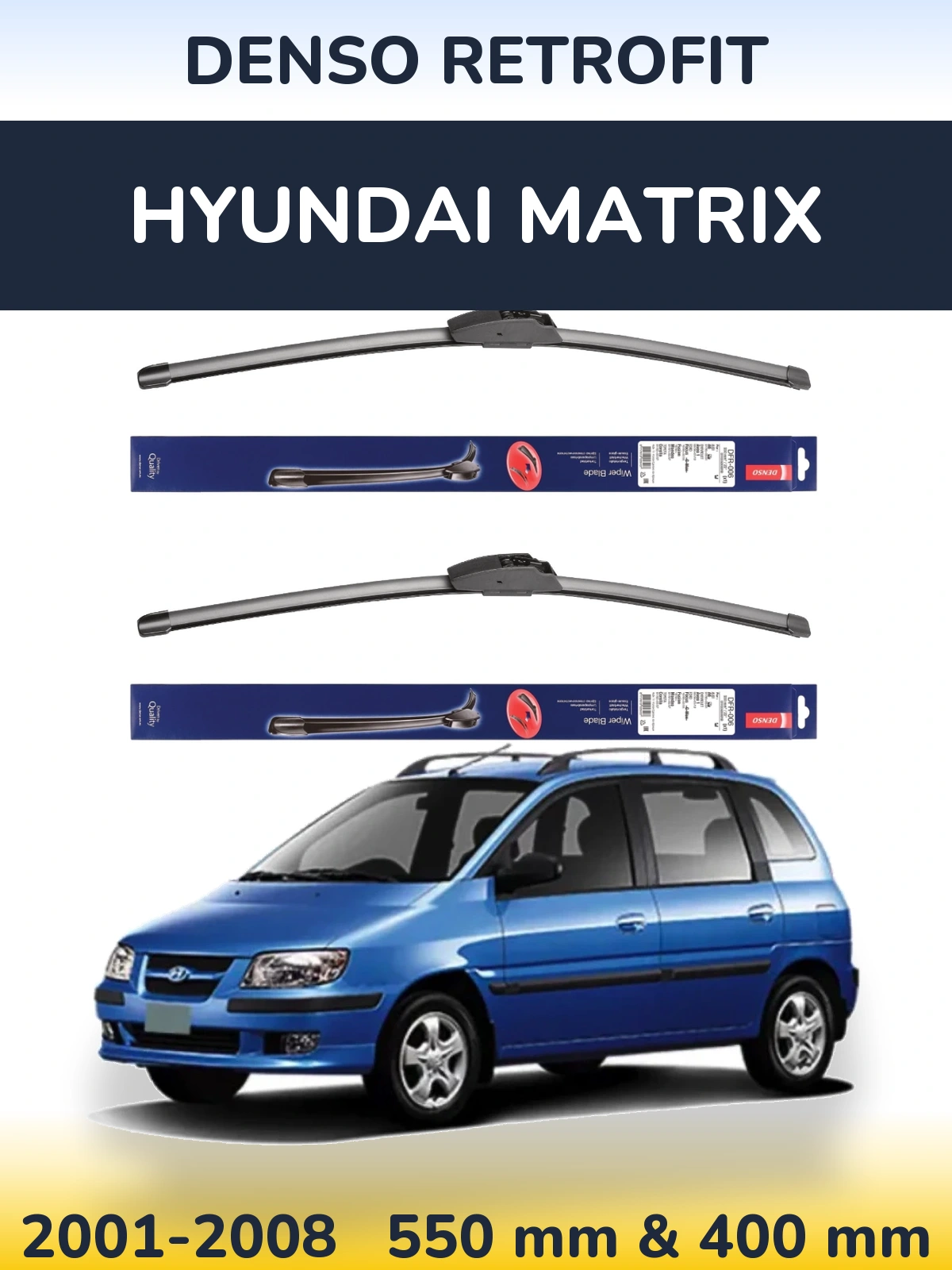 Torkarblad Denso Retrofit för Hyundai Matrix