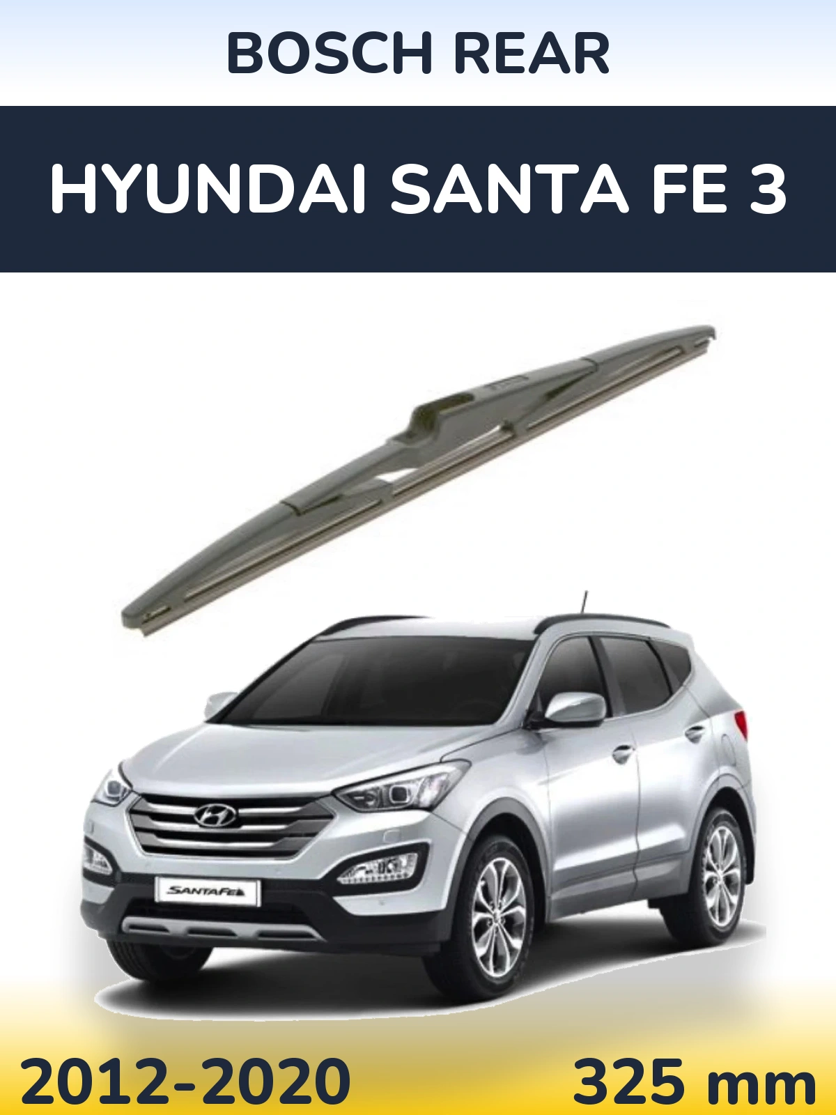 Torkarblad BOSCH Rear för Hyundai Santa Fe 3