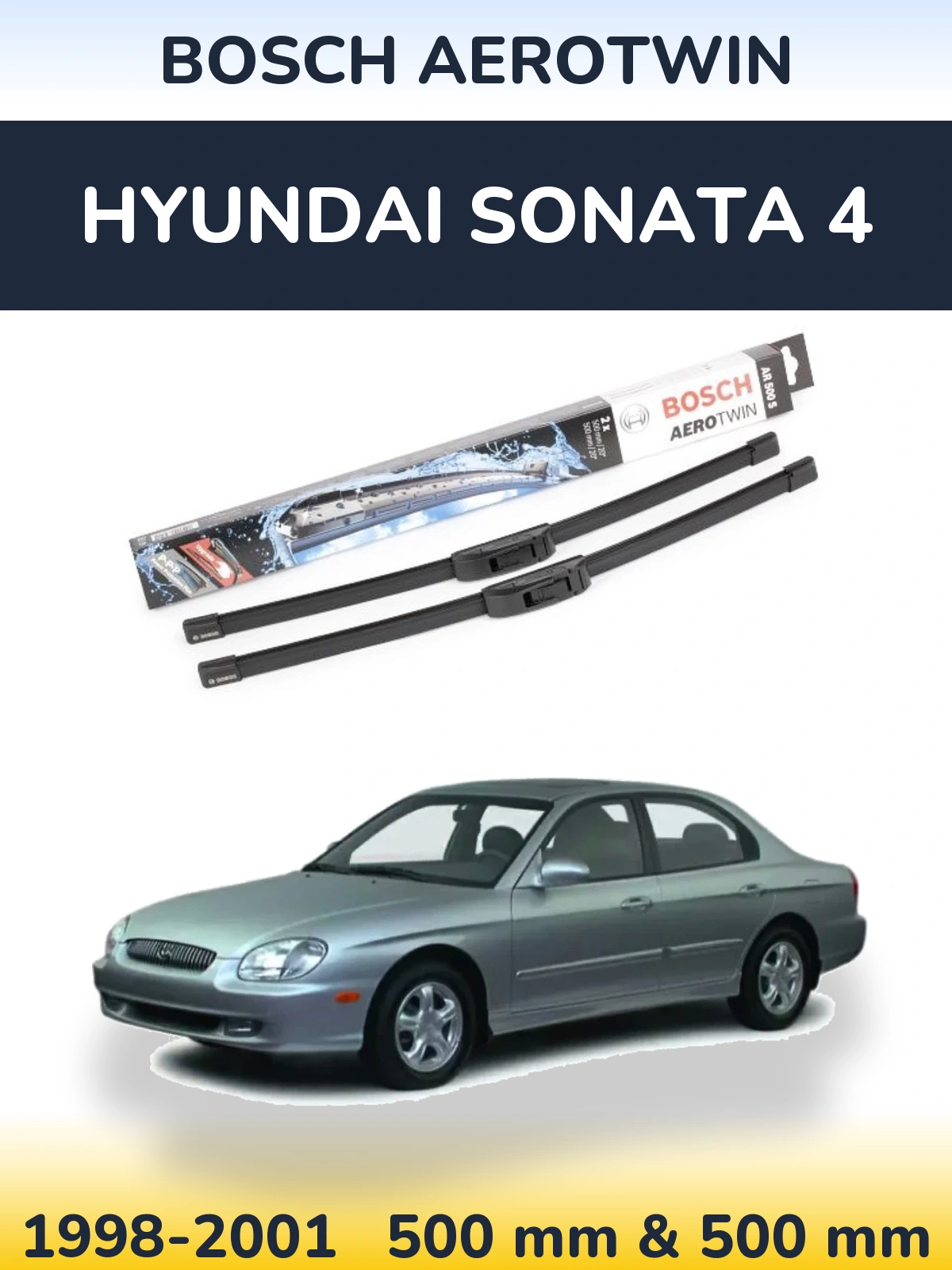 Torkarblad BOSCH AeroTwin för Hyundai Sonata 4
