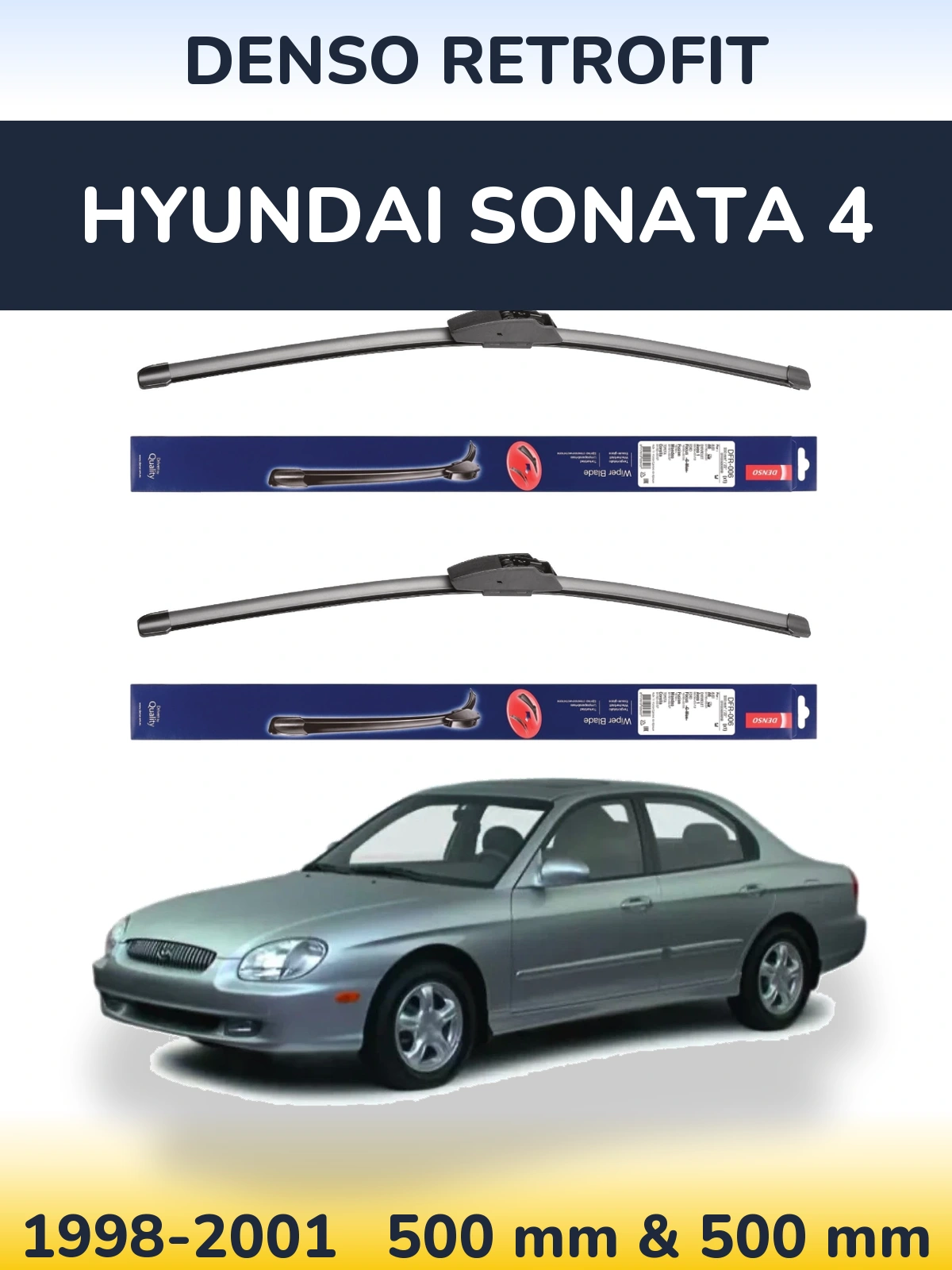 Torkarblad Denso Retrofit för Hyundai Sonata 4