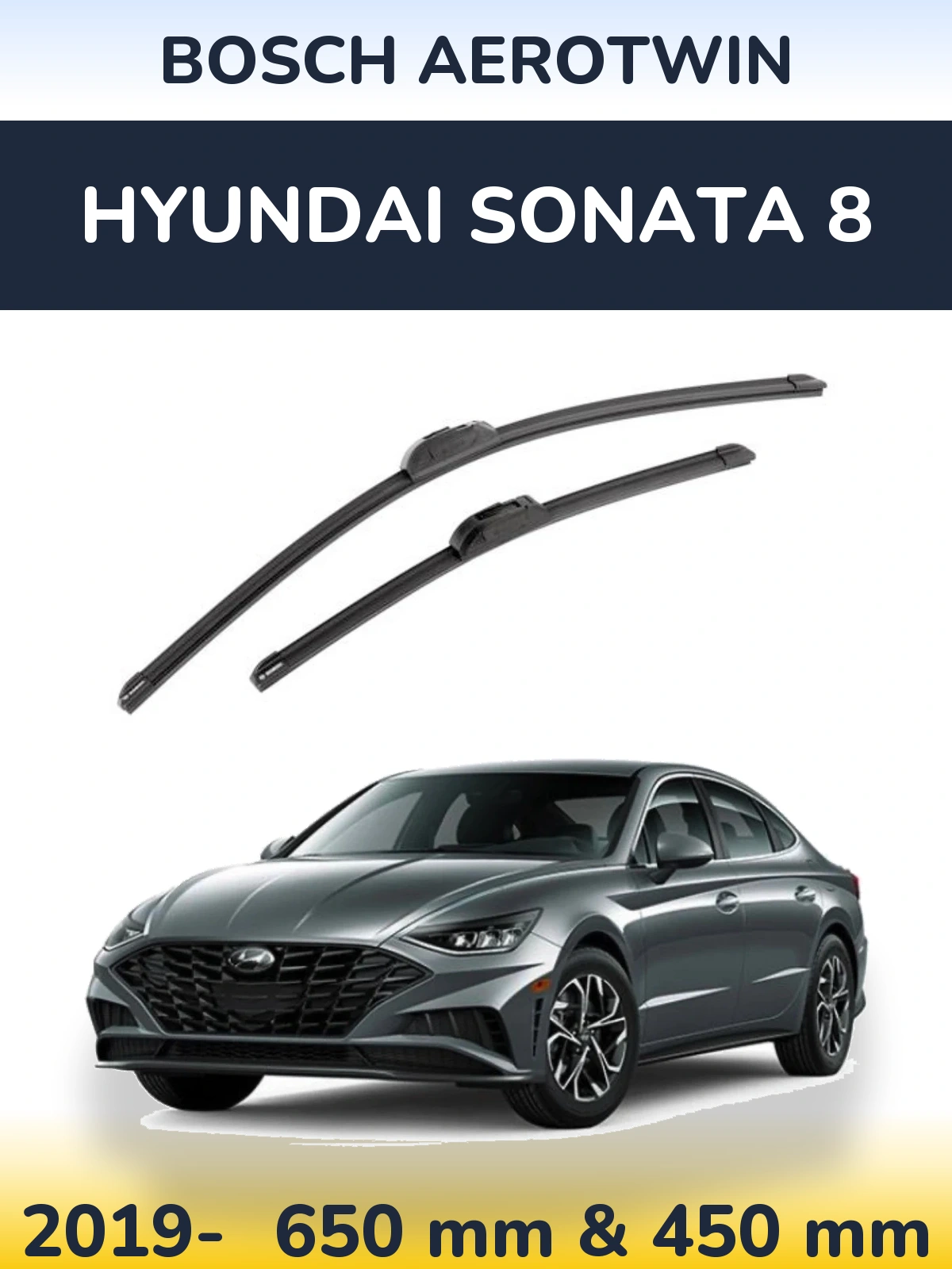 Torkarblad BOSCH AeroTwin för Hyundai Sonata 8
