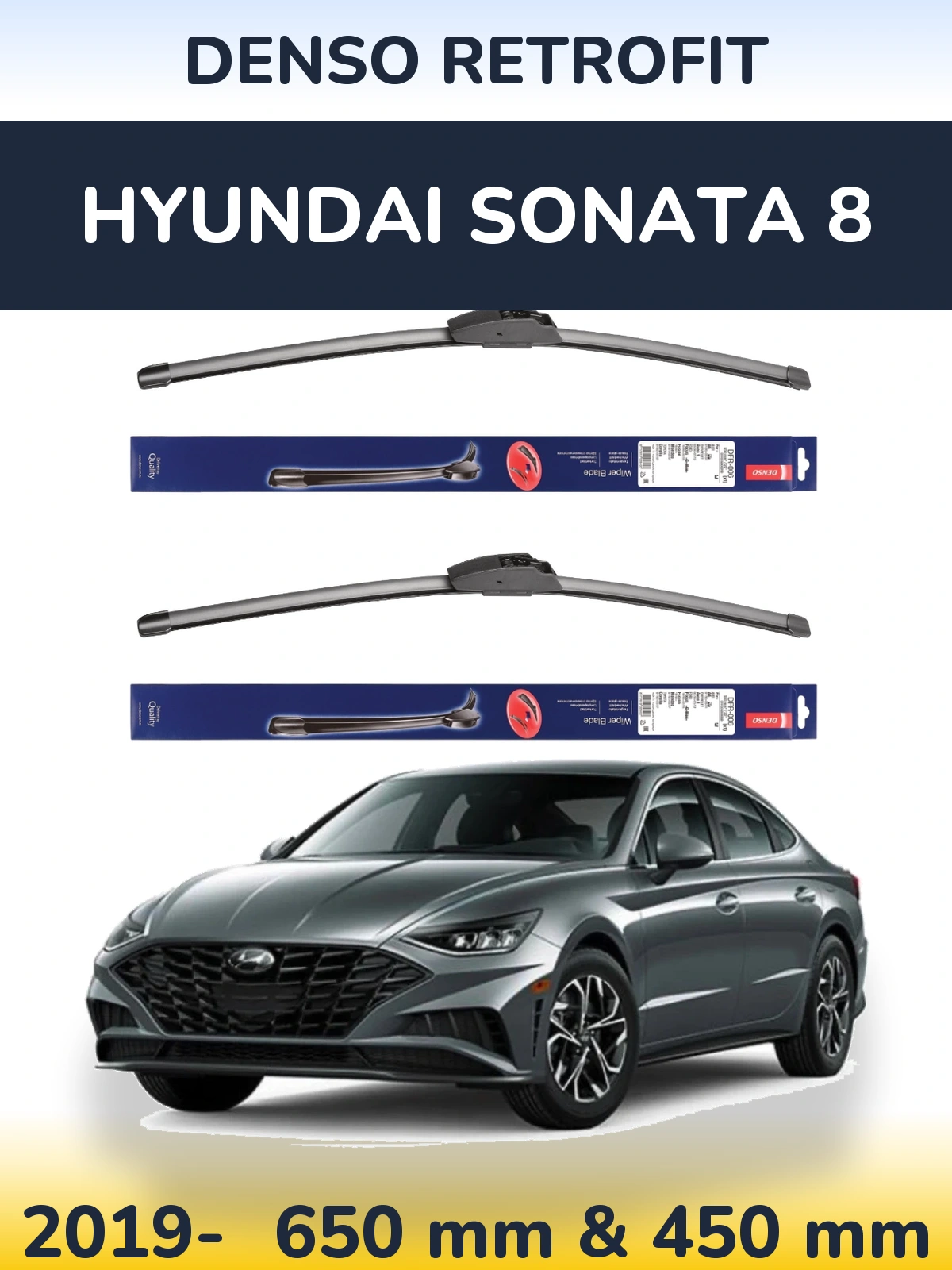 Torkarblad Denso Retrofit för Hyundai Sonata 8