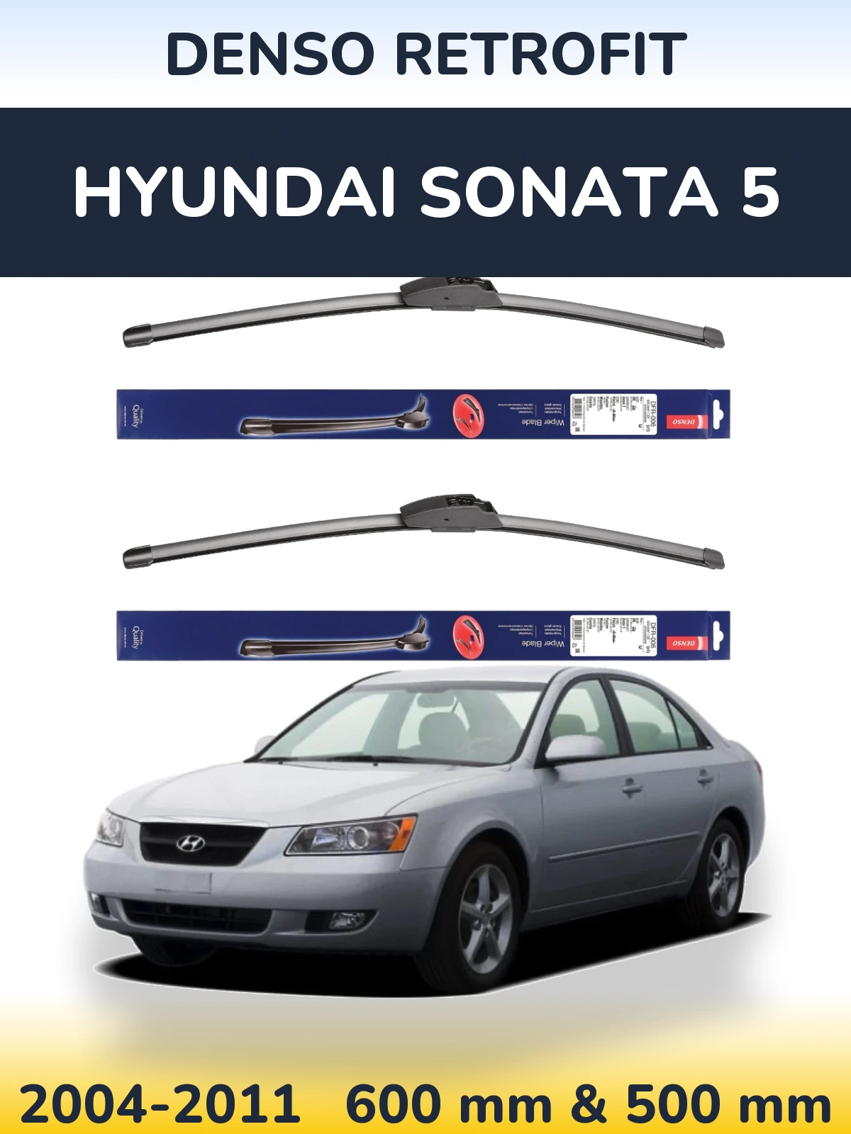 Torkarblad Denso Retrofit för Hyundai Sonata 5