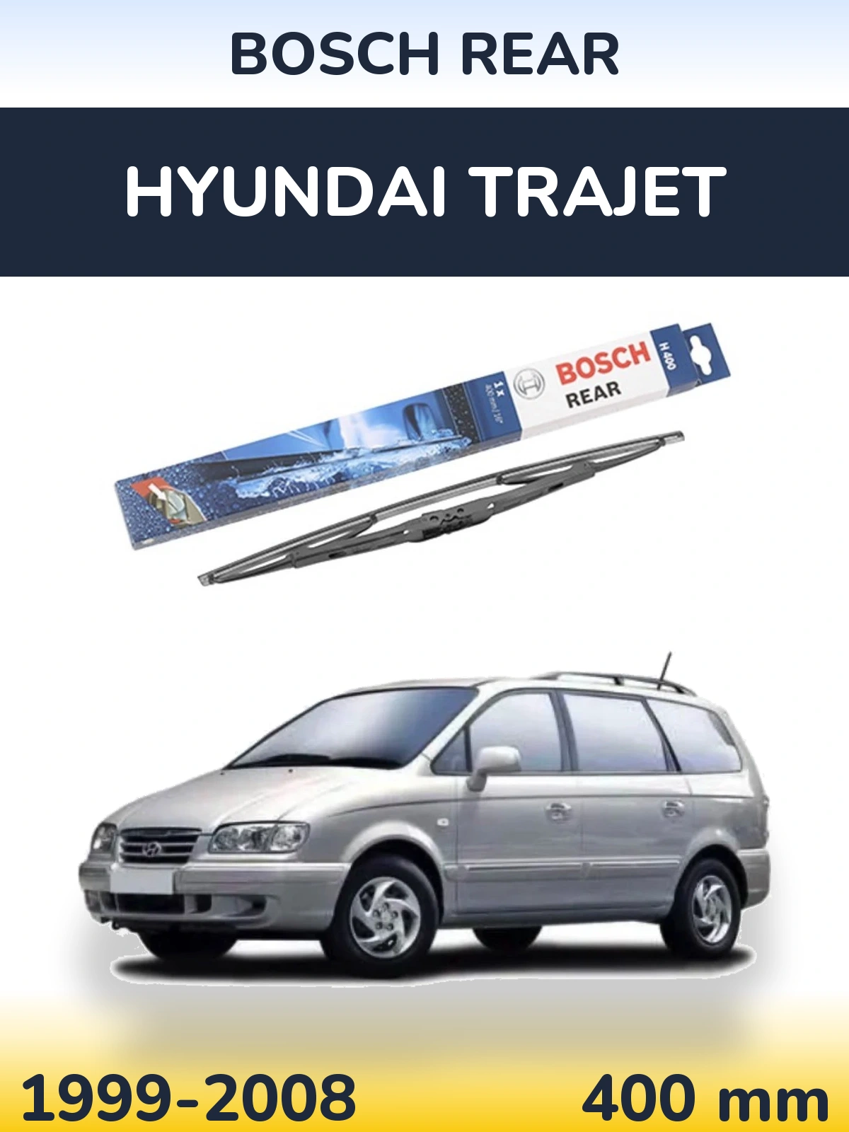 Torkarblad BOSCH Rear för Hyundai Trajet