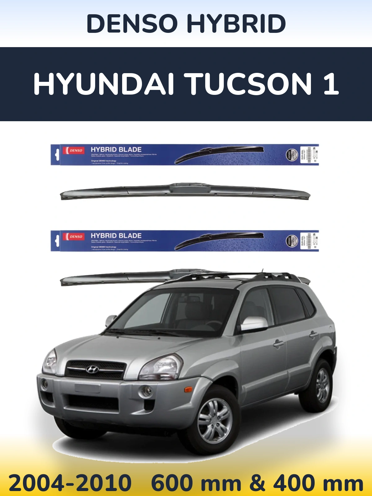 Torkarblad Denso Hybrid för Hyundai Tucson 1