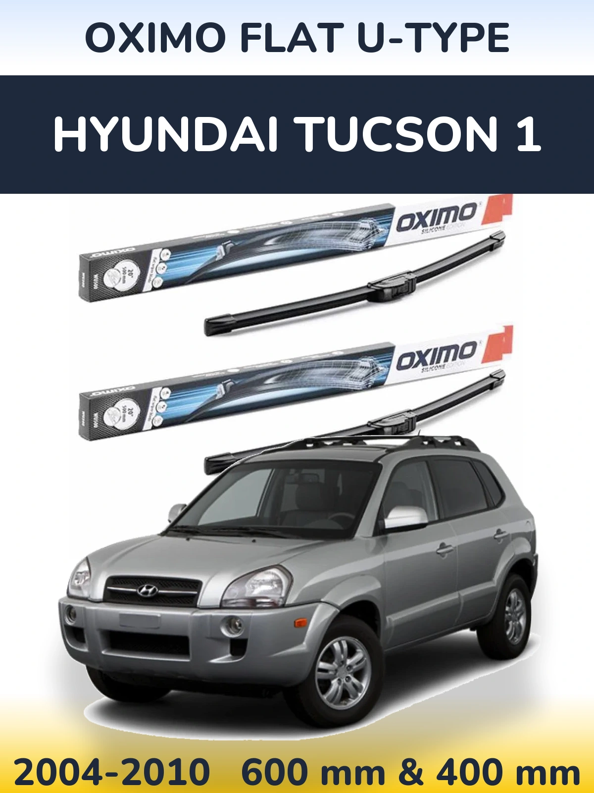 Torkarblad Oximo Flat U-type för Hyundai Tucson 1