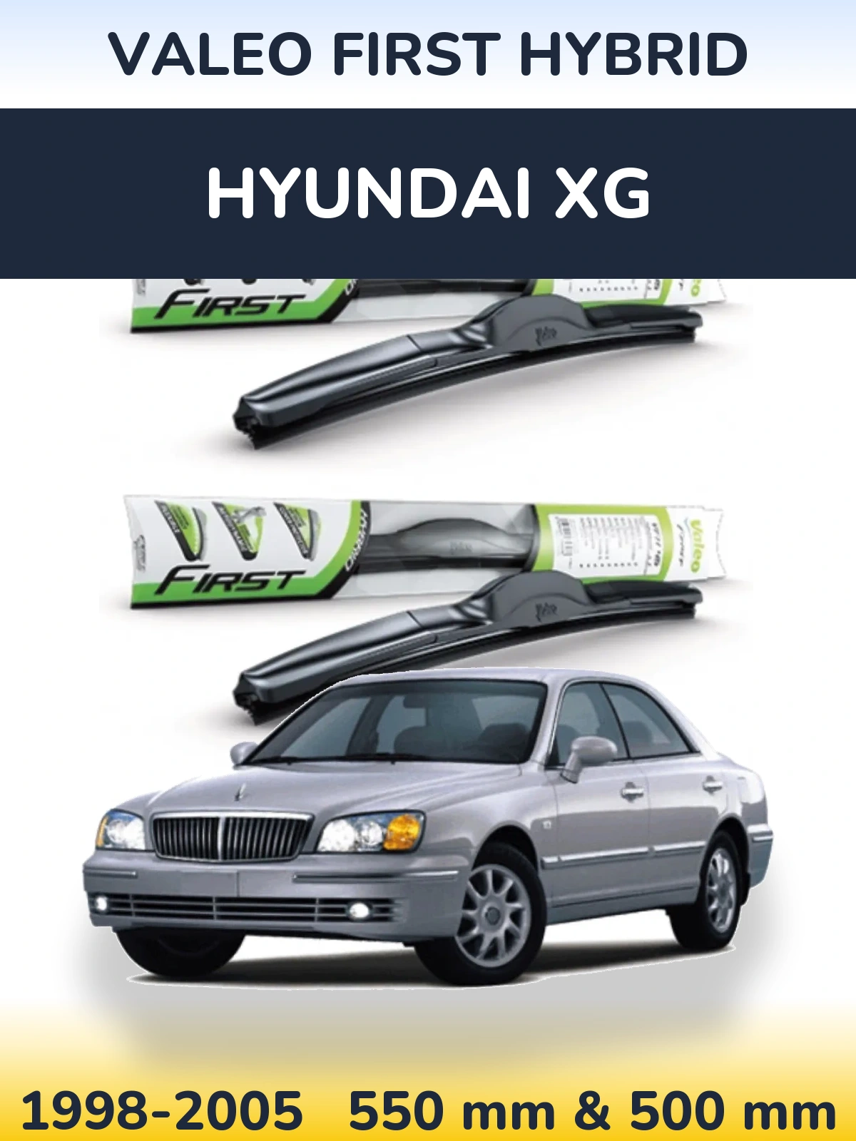 Torkarblad Valeo First Hybrid för Hyundai XG