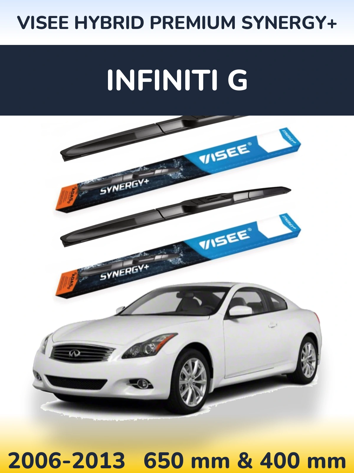 Torkarblad VISEE HYBRID PREMIUM SYNERGY+ för Infiniti G
