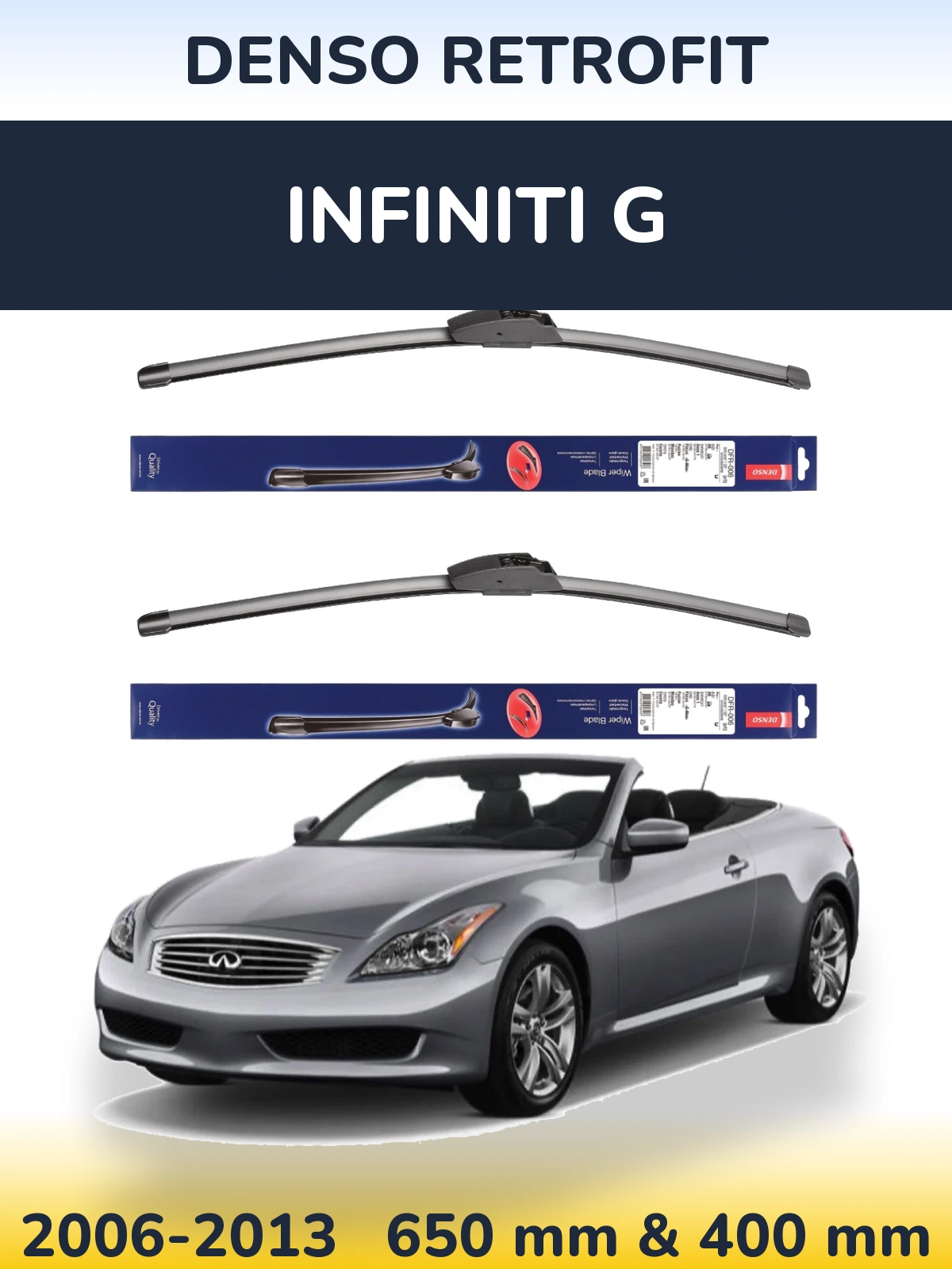 Torkarblad Denso Retrofit för Infiniti G