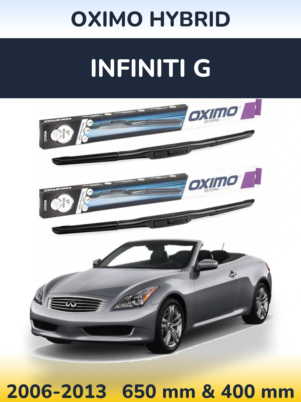 Torkarblad Oximo Hybrid för Infiniti G
