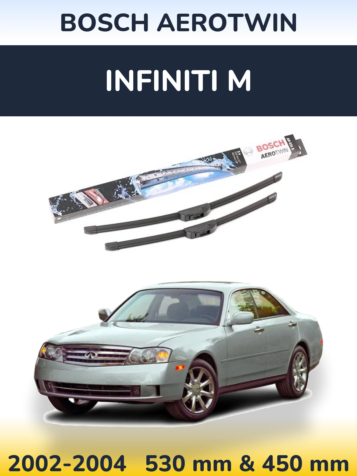 Torkarblad BOSCH AeroTwin för Infiniti M