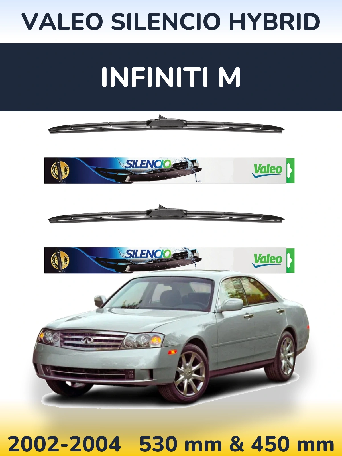 Torkarblad Valeo Silencio Hybrid för Infiniti M
