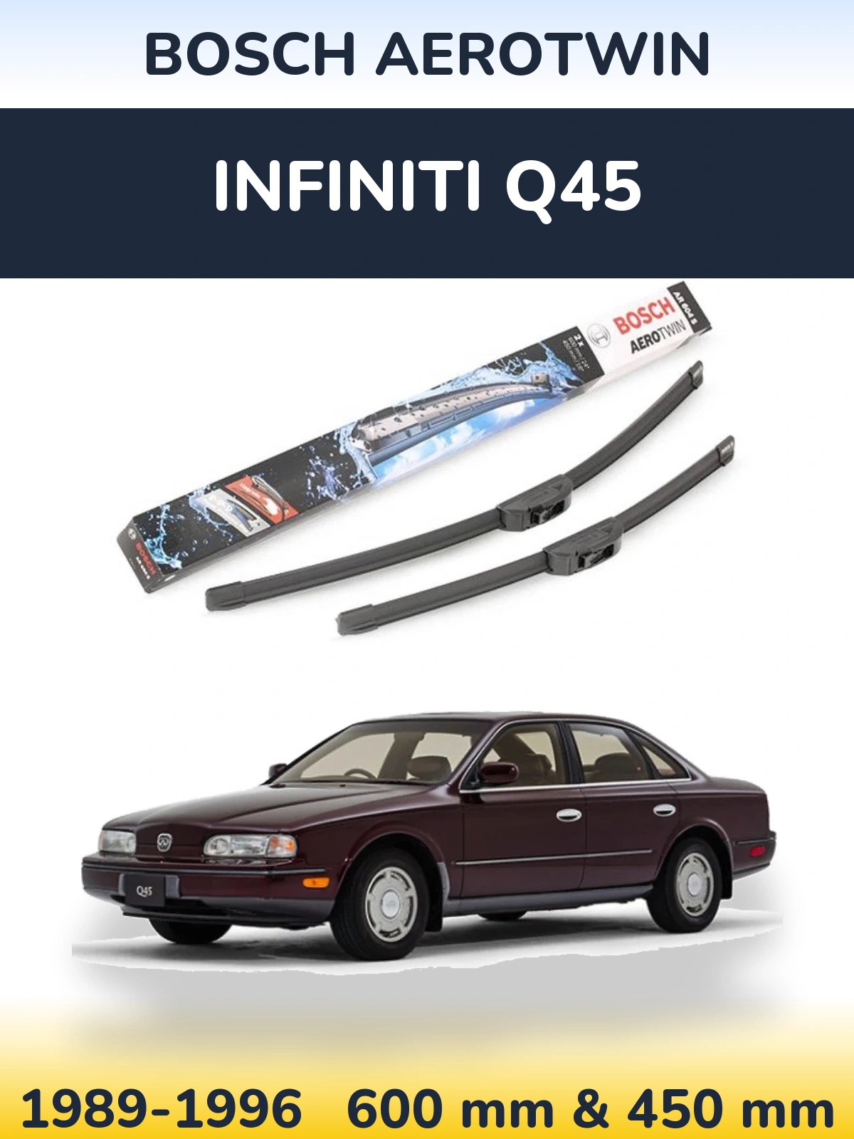 Torkarblad BOSCH AeroTwin för Infiniti Q45