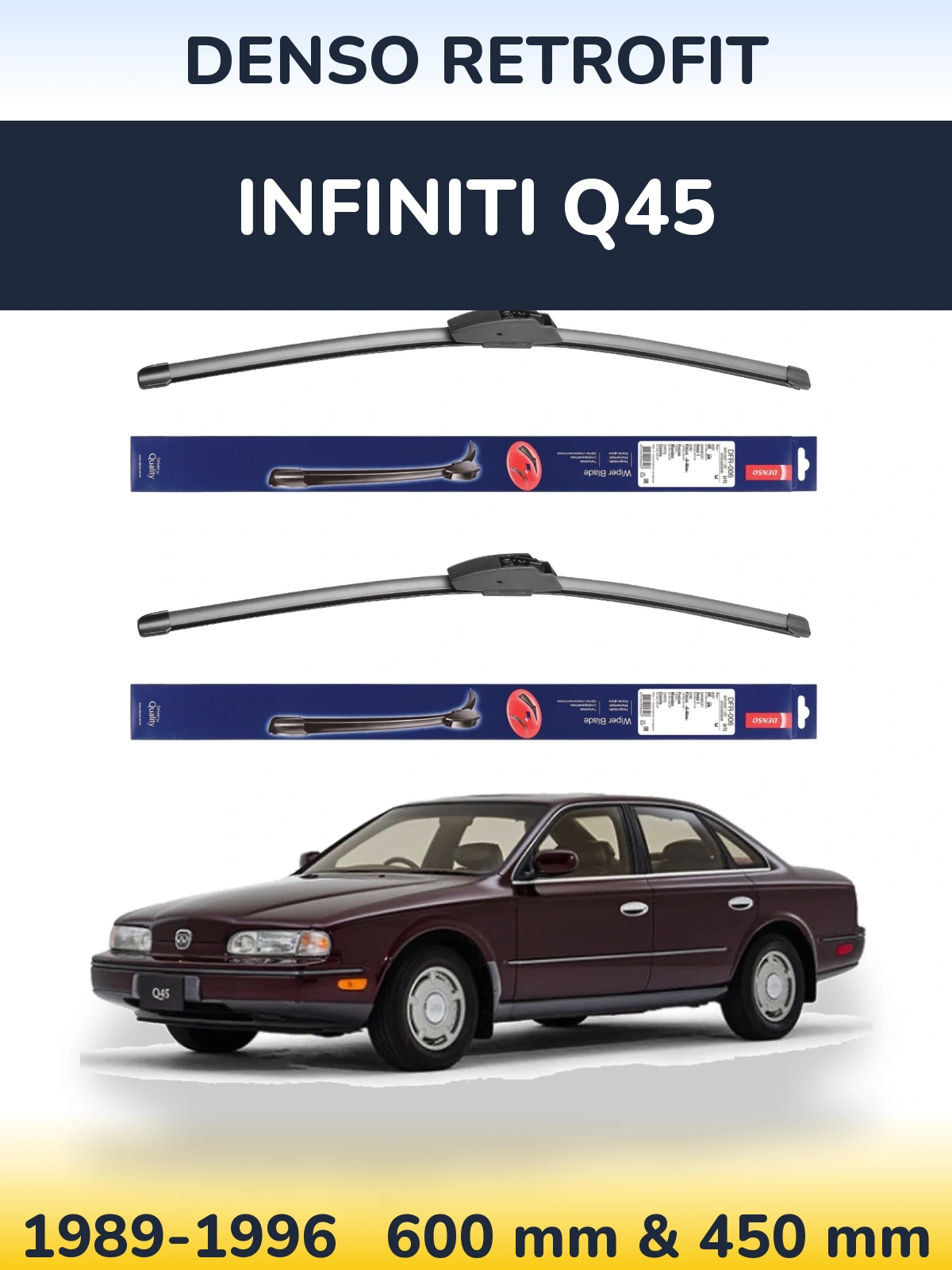 Torkarblad Denso Retrofit för Infiniti Q45