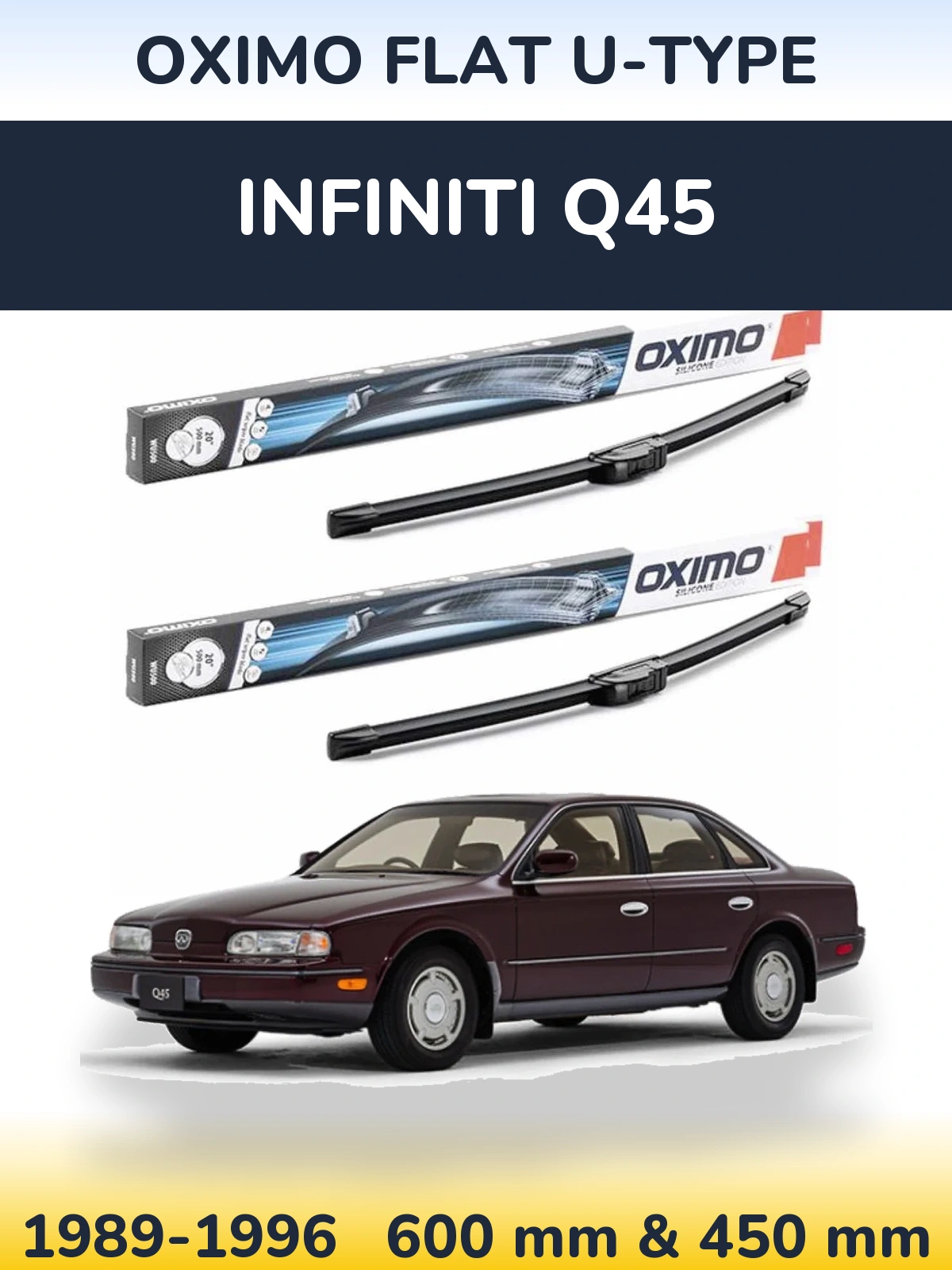 Torkarblad Oximo Flat U-type för Infiniti Q45