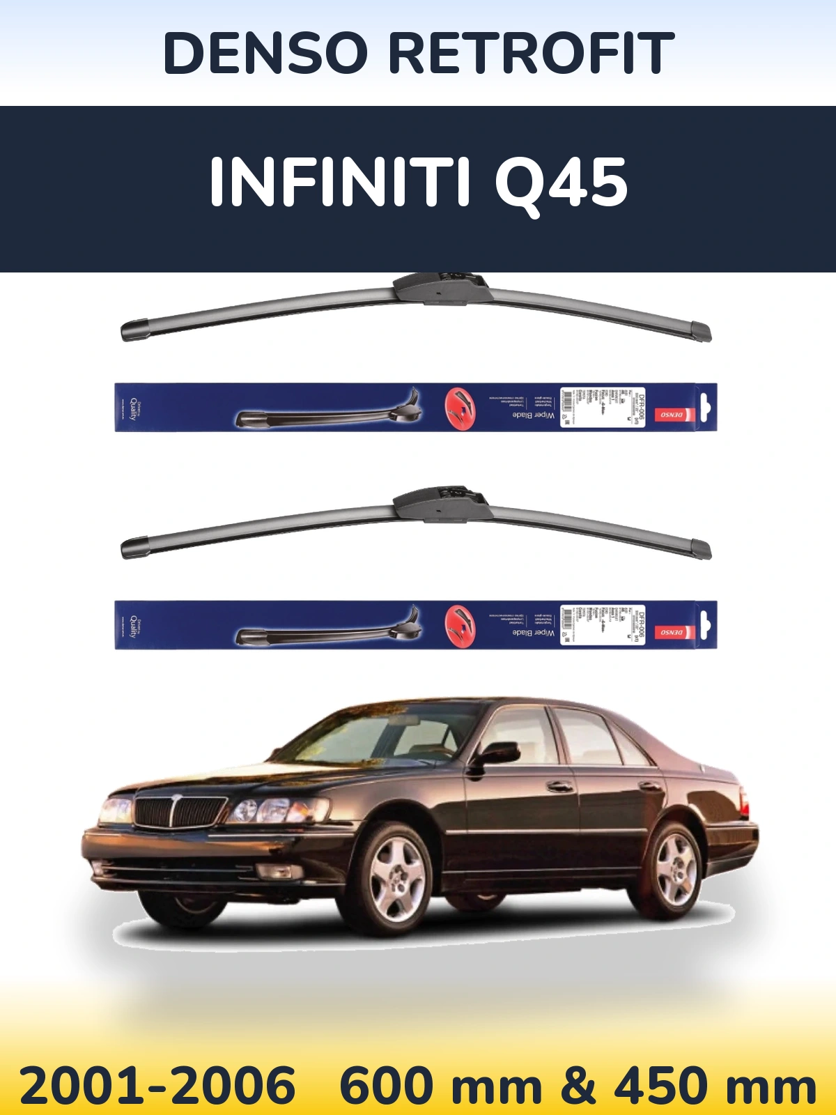 Torkarblad Denso Retrofit för Infiniti Q45