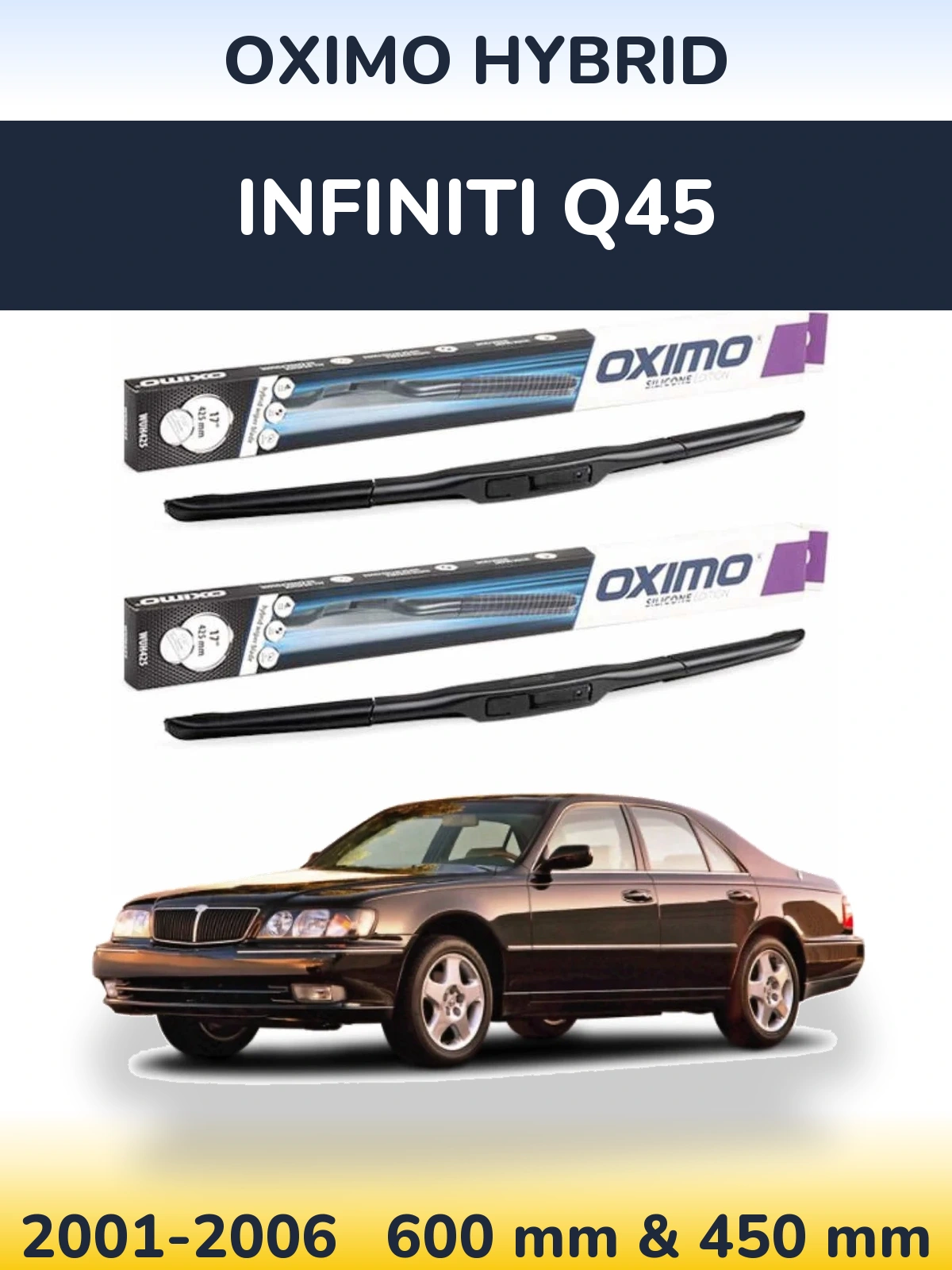 Torkarblad Oximo Hybrid för Infiniti Q45